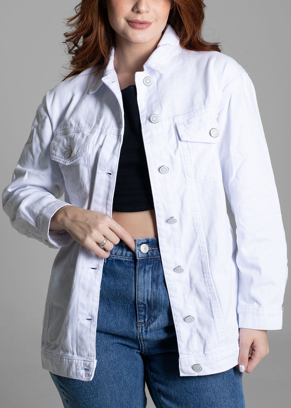 Jaqueta Sarja Sawary - 274129 BRANCO