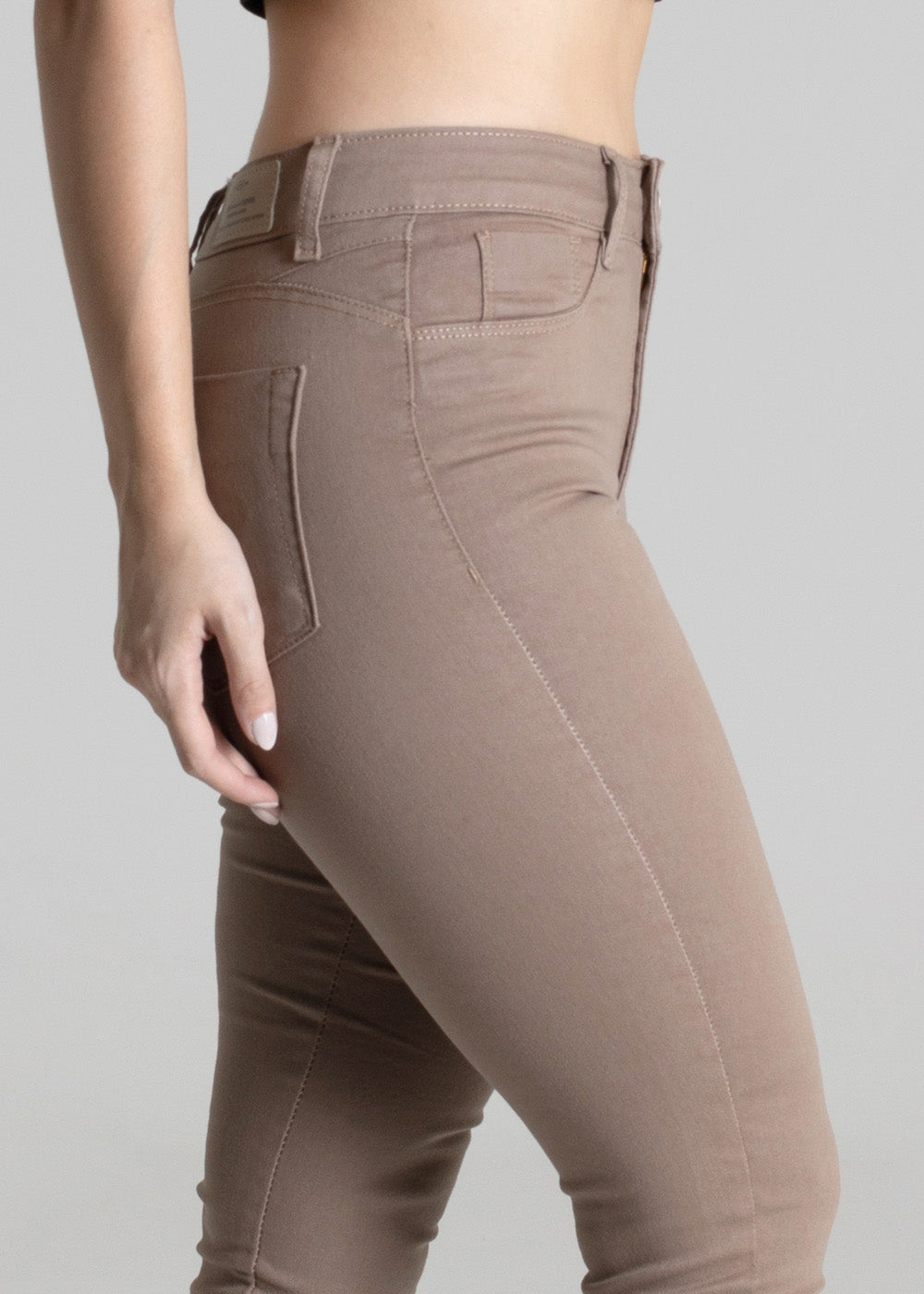 Calça Jeans Sawary Push Up - 274345 BEGE