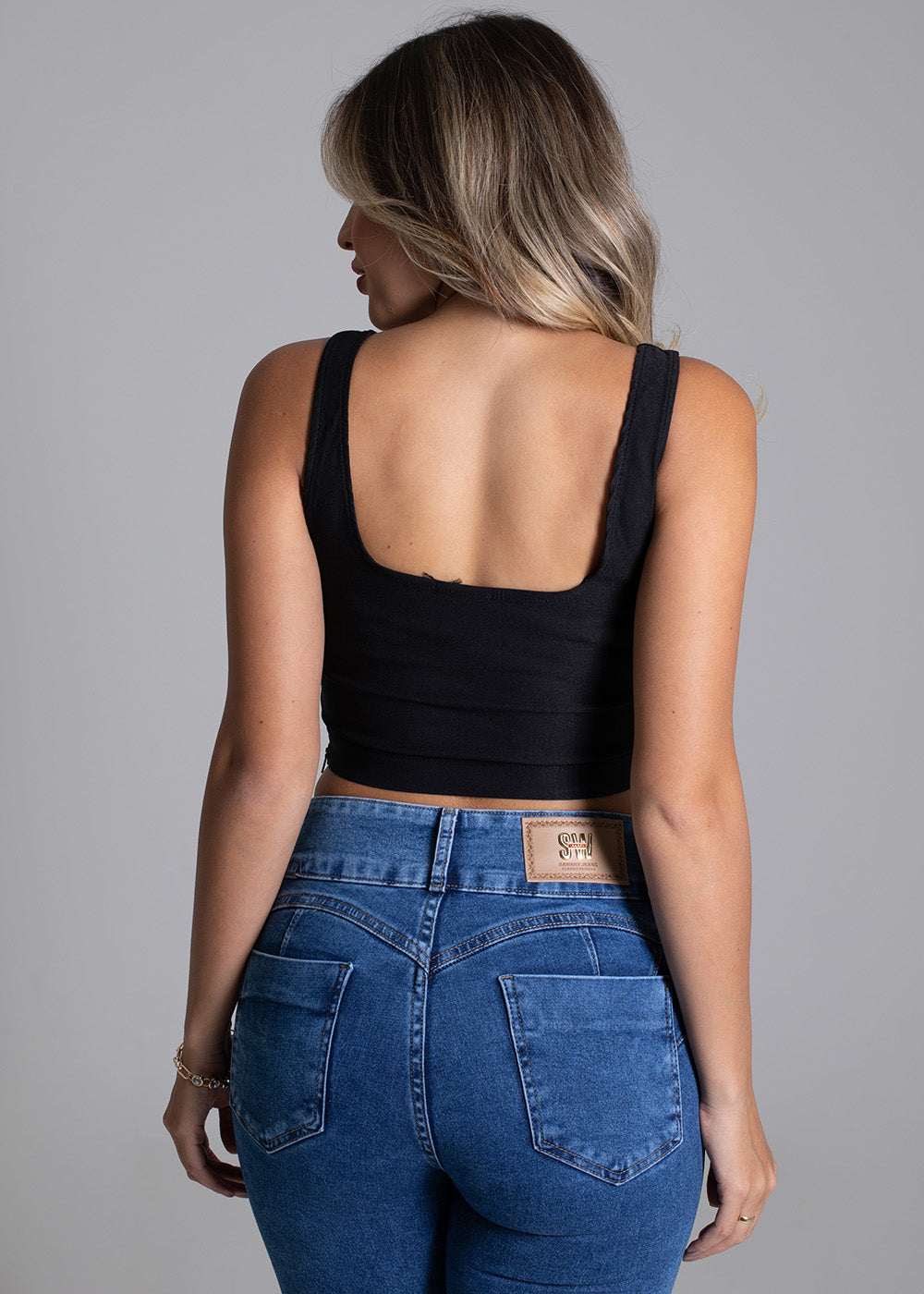 Corselete Sawary Cropped - 274812 PRETO