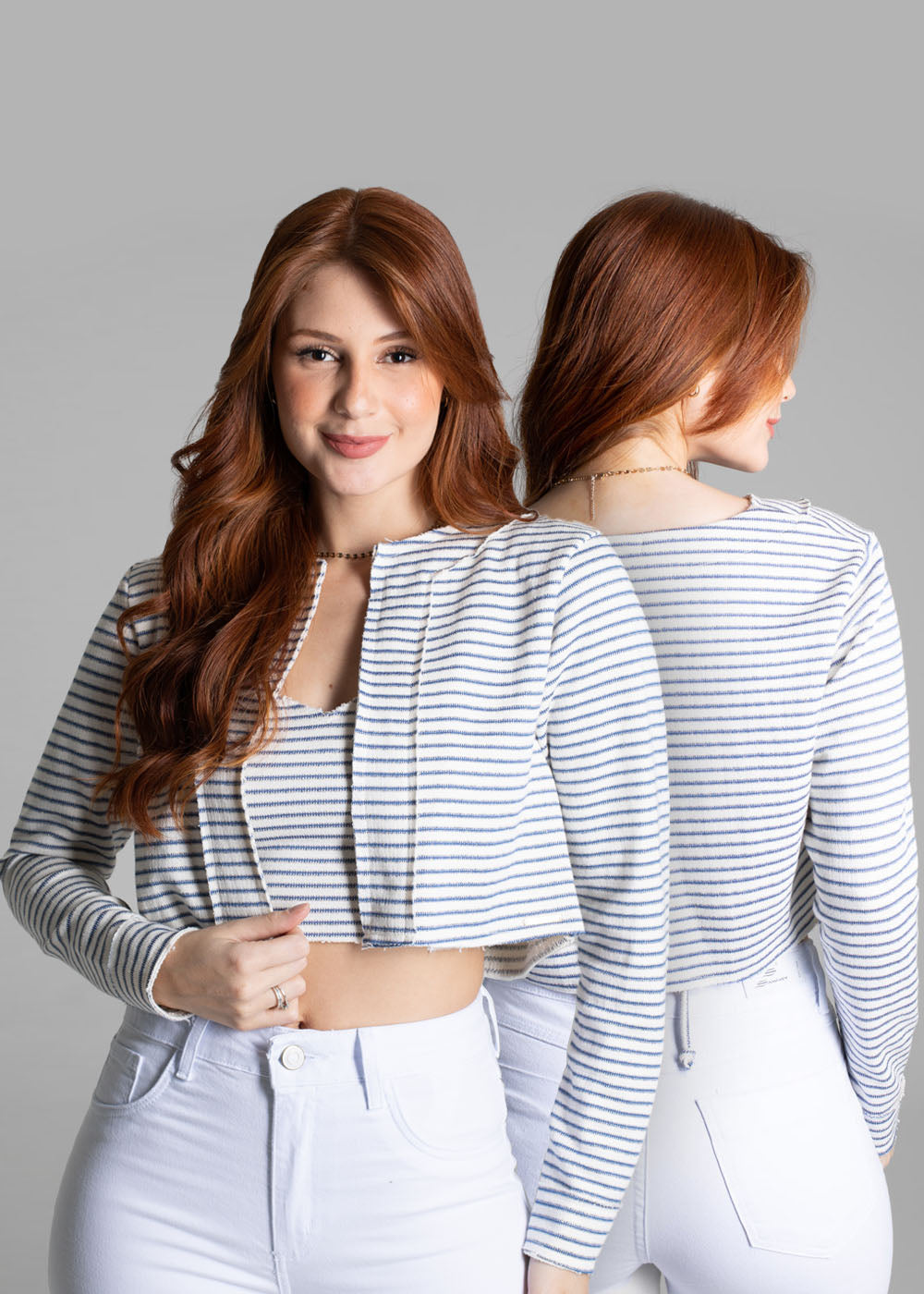 Cropped Sawary Casaquinho - 274838 BRANCO