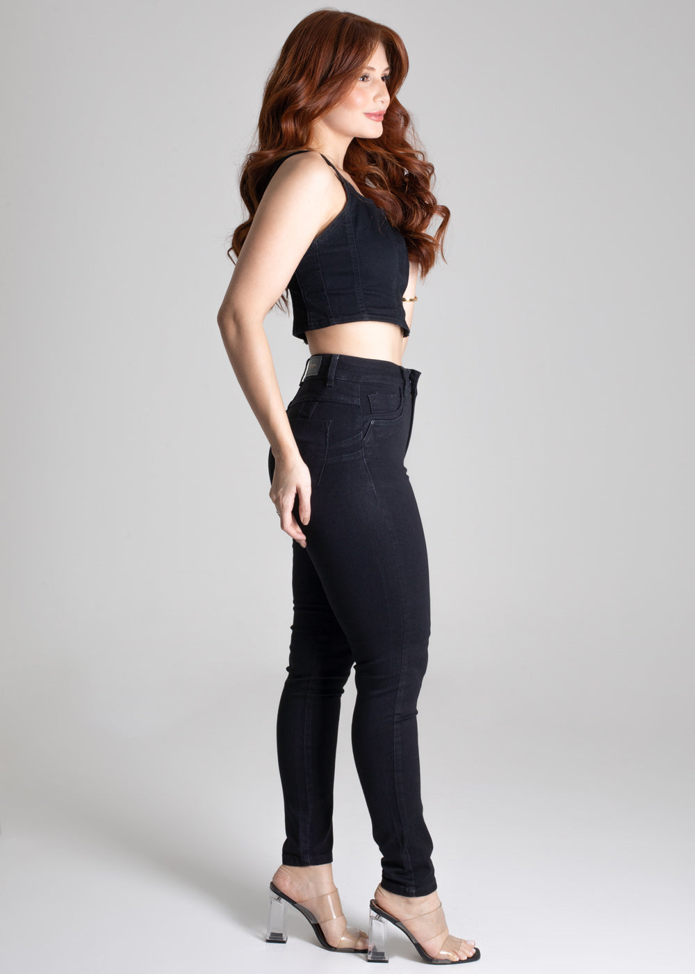 Calça Sarja Sawary Levanta Bumbum - 275004 PRETO