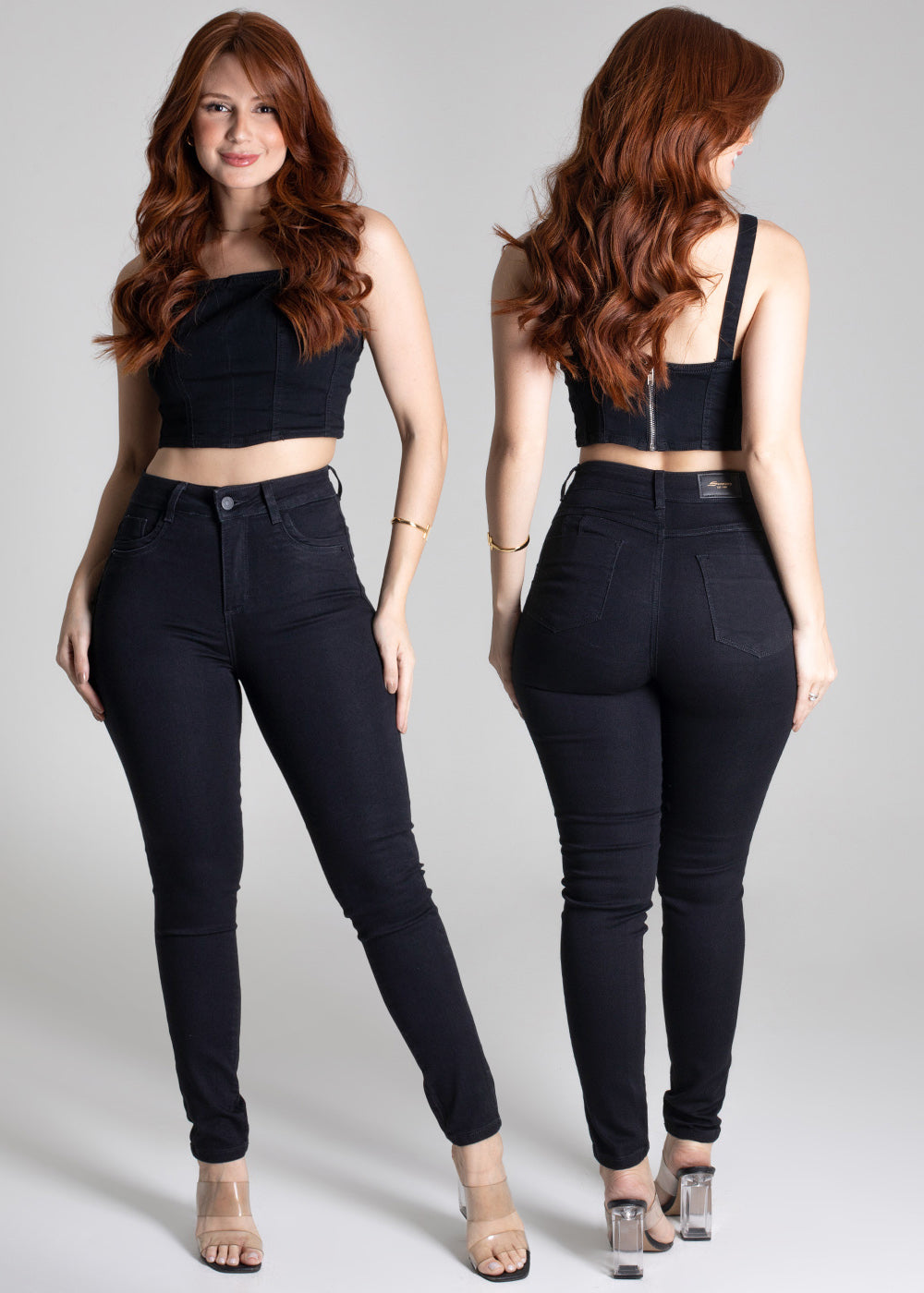 Calça Sarja Sawary Levanta Bumbum - 275004 PRETO