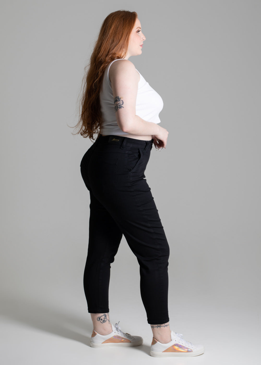 Calça Sarja Sawary Plus Size - 275271 PRETO