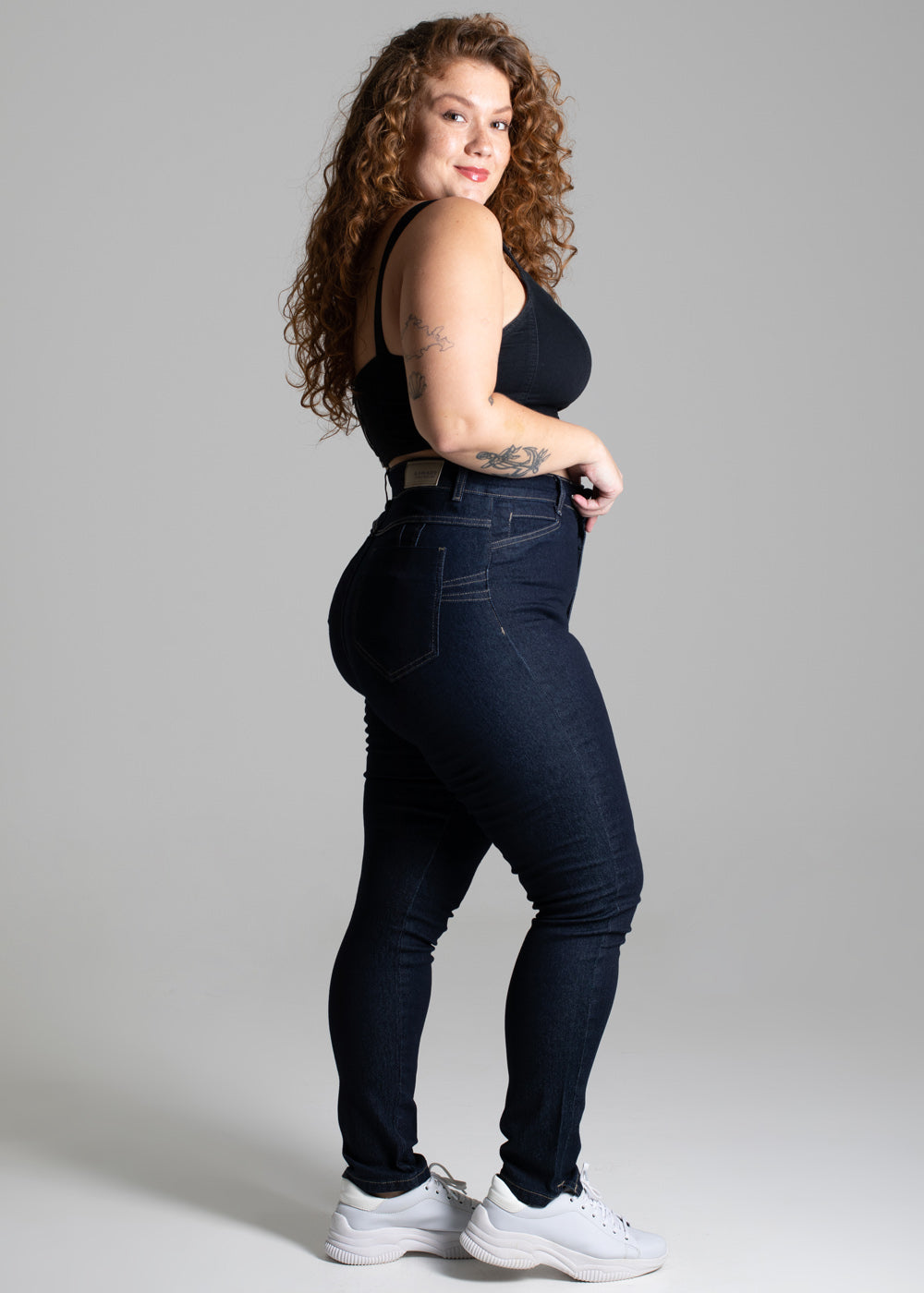 Calça Jeans Sawary Plus Size - 275283 AZUL
