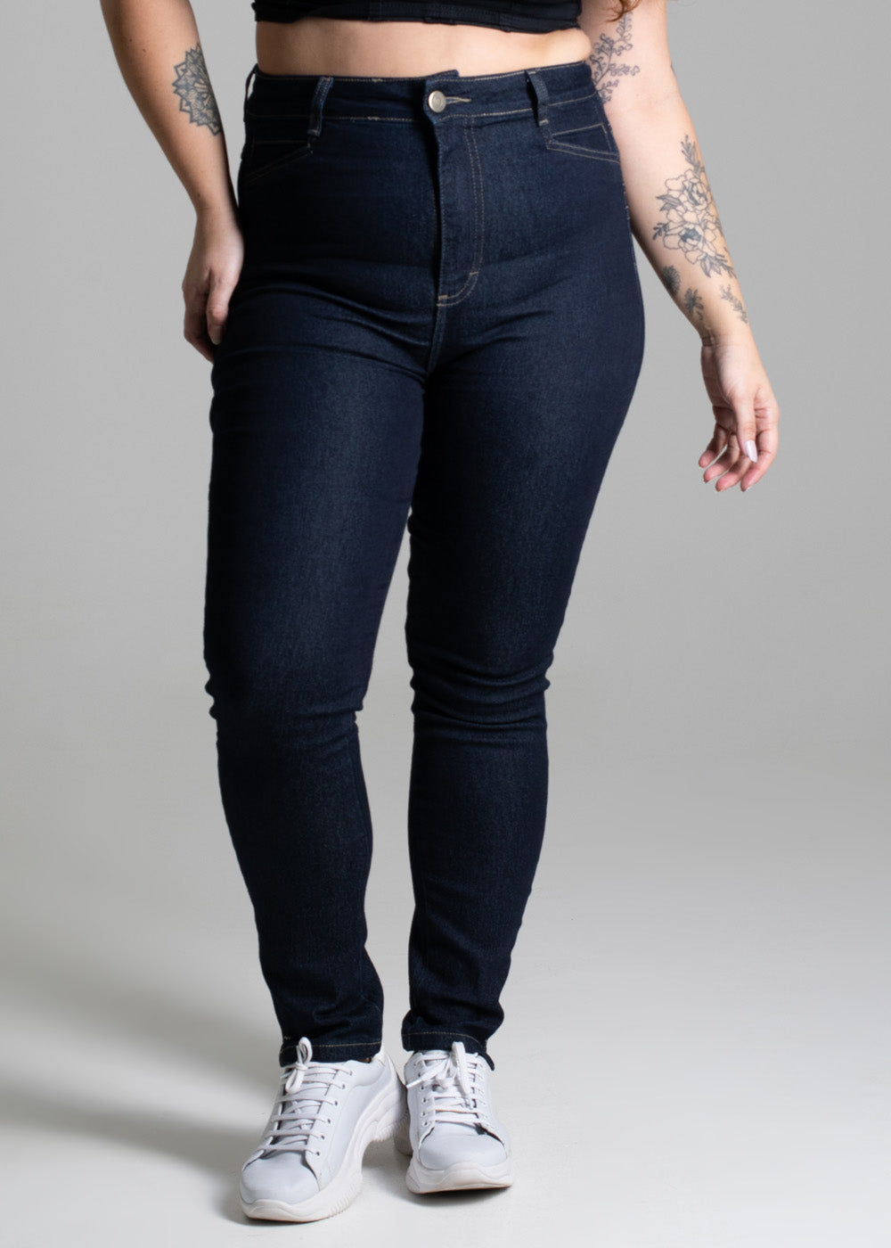 Calça Jeans Sawary Plus Size - 275283 AZUL