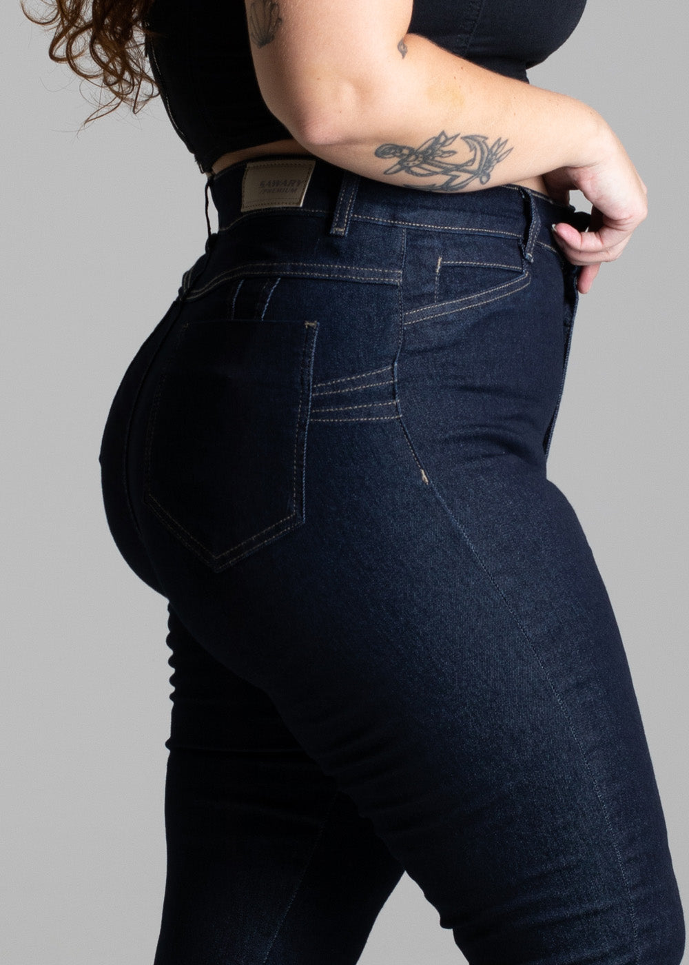 Calça Jeans Sawary Plus Size - 275283 AZUL