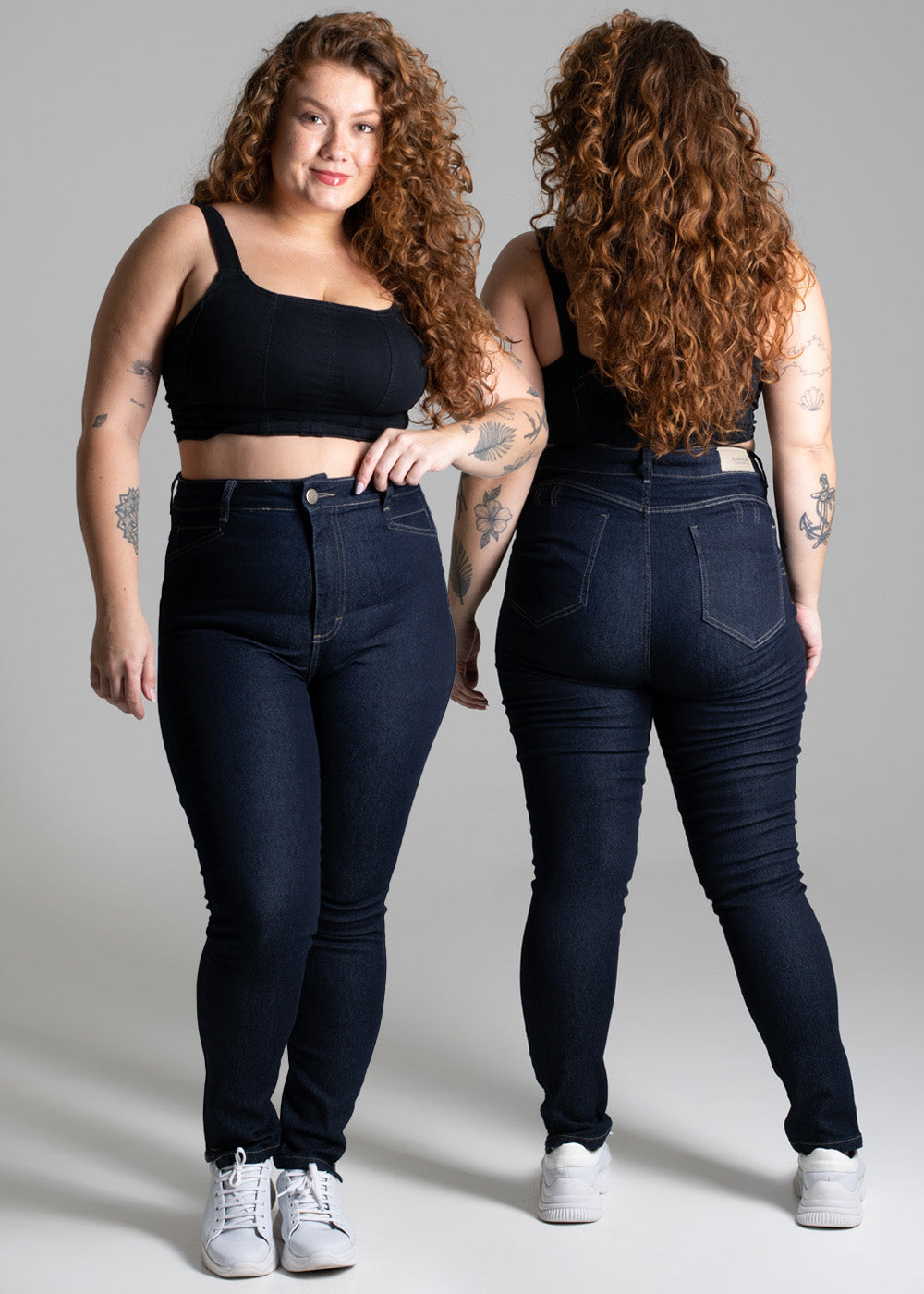 Calça Jeans Sawary Plus Size - 275283 AZUL