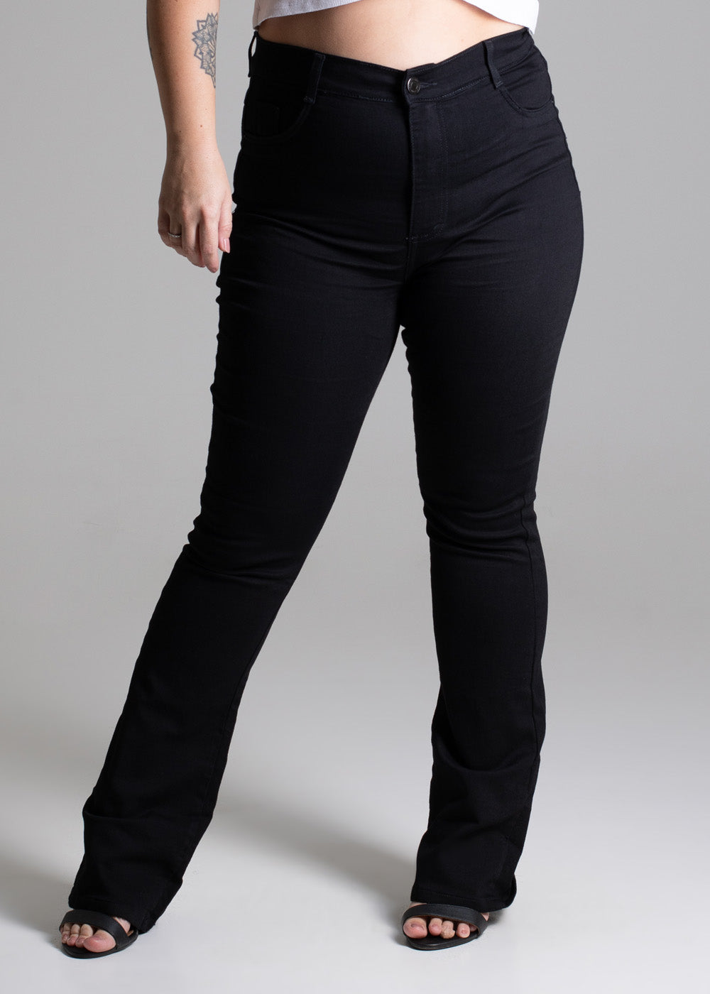 Calça Sarja Sawary Plus Size - 275514 PRETO