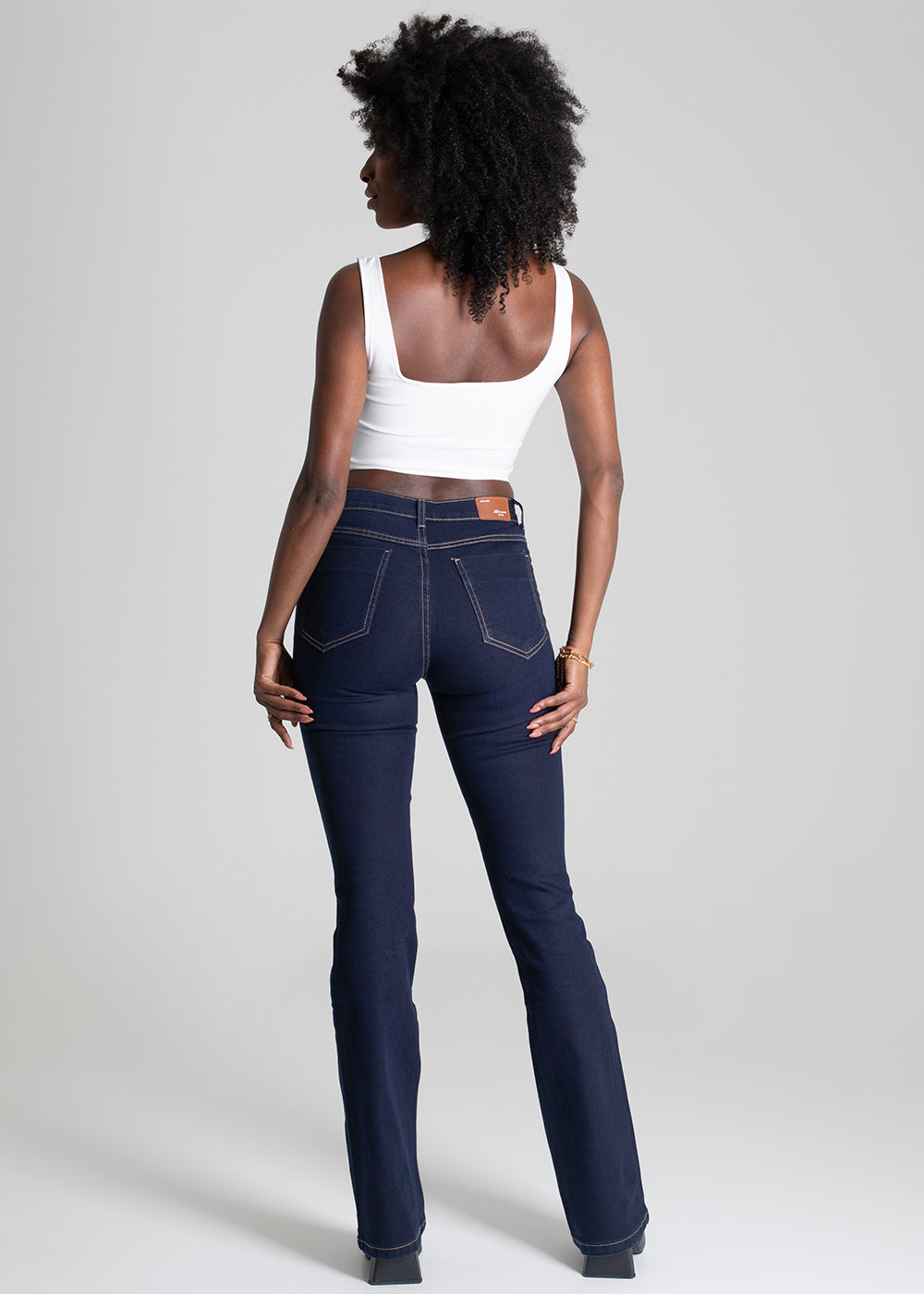 Calça Jeans Sawary Boot Cut - 275530 PRETO