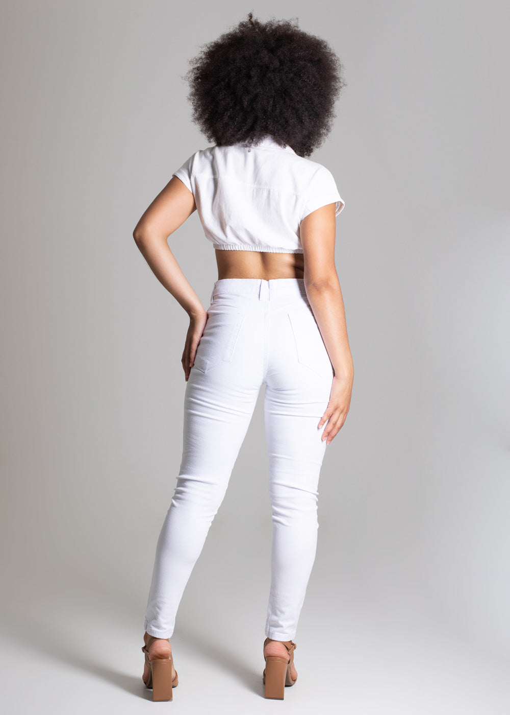 Calça Sarja Sawary Push Up - 275910 BRANCO