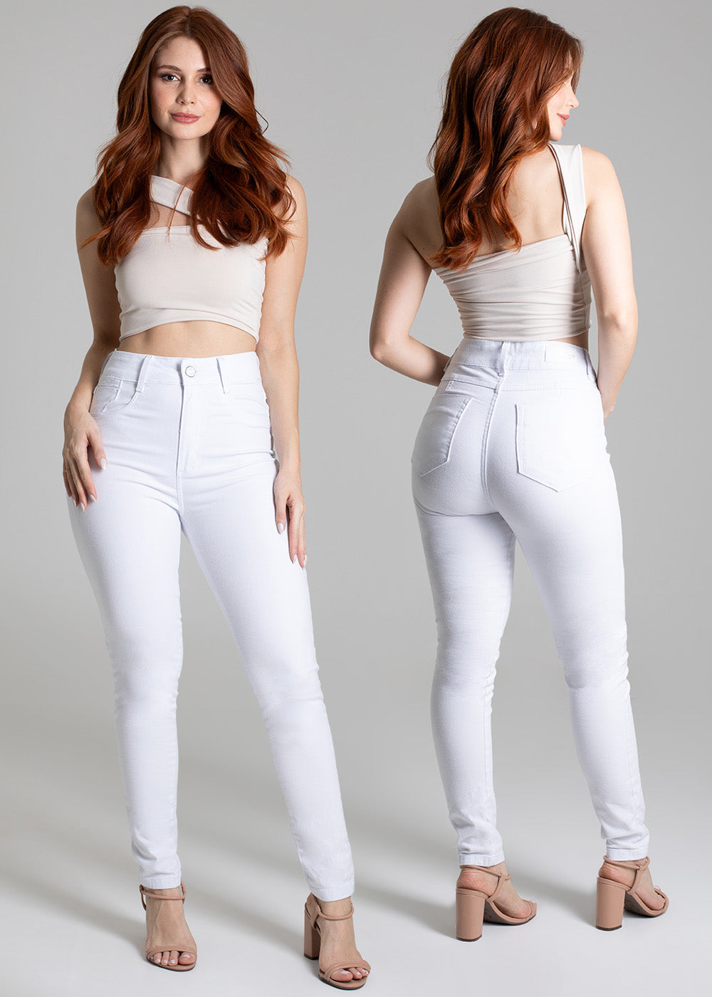 Calça Sarja Sawary Levanta Bumbum - 275911 BRANCO