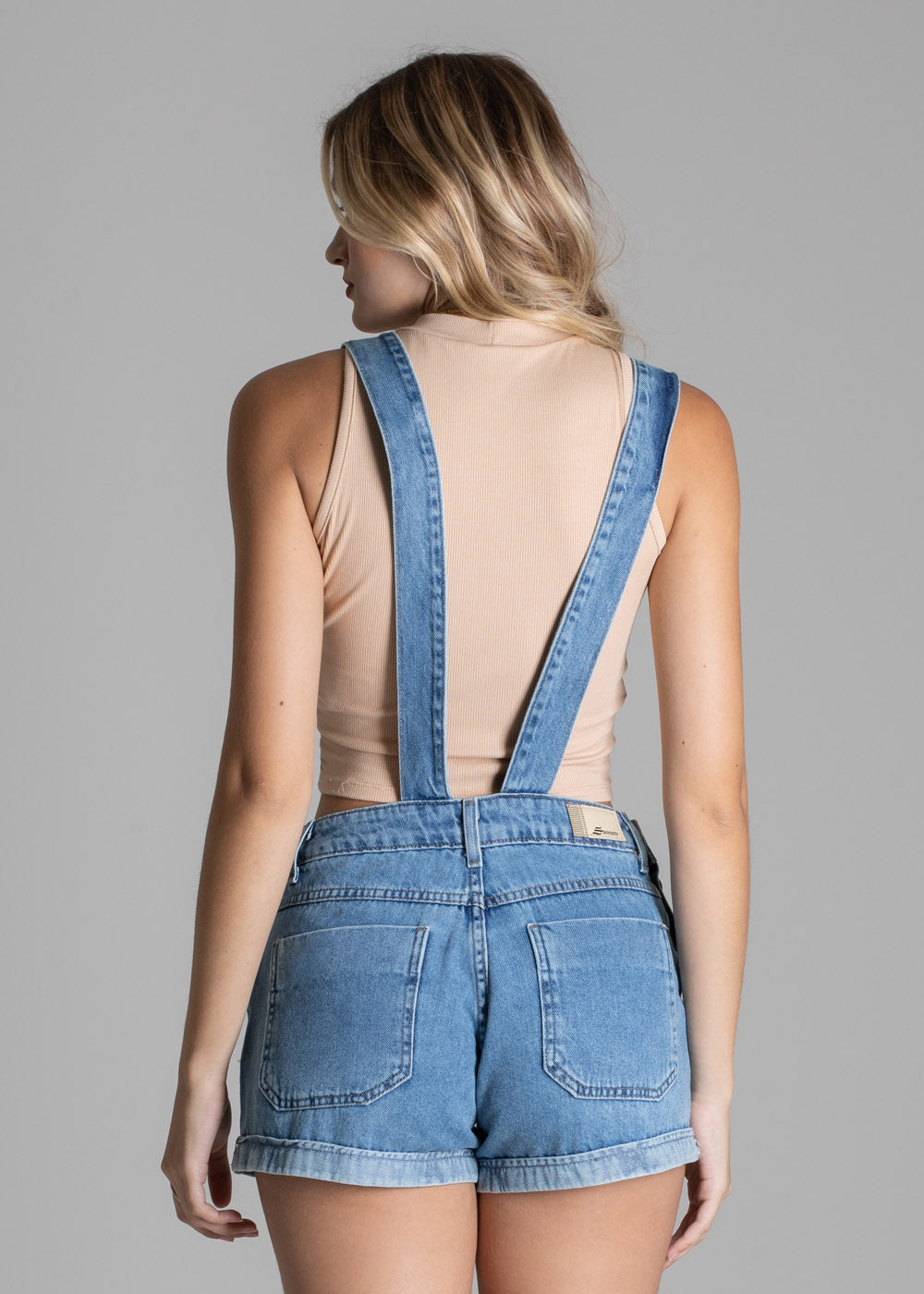 Jardineira Jeans Sawary - 276169 AZUL