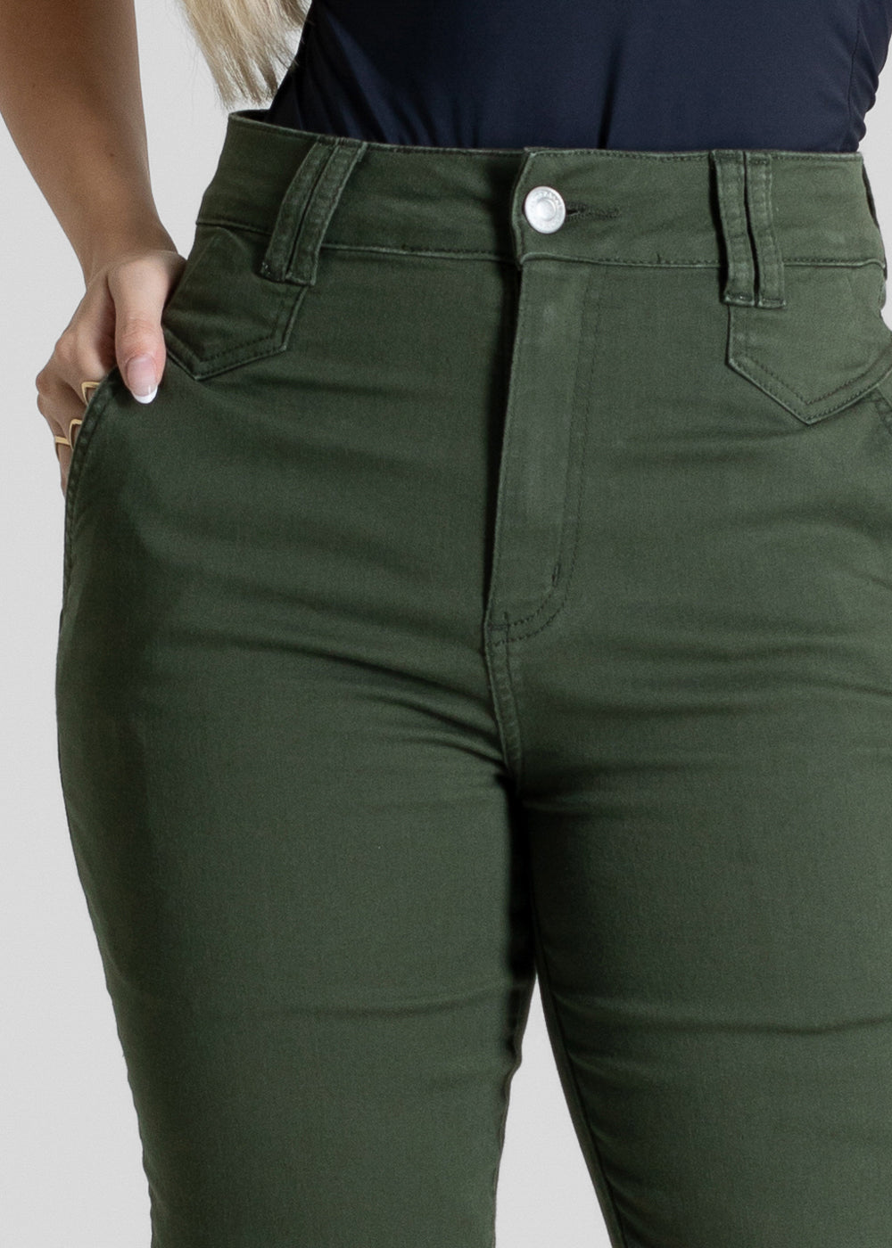 Calça Sarja Sawary Mom - 276233 VERDE