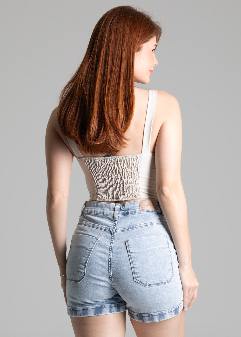 Shorts Jeans Sawary - 276329 AZUL