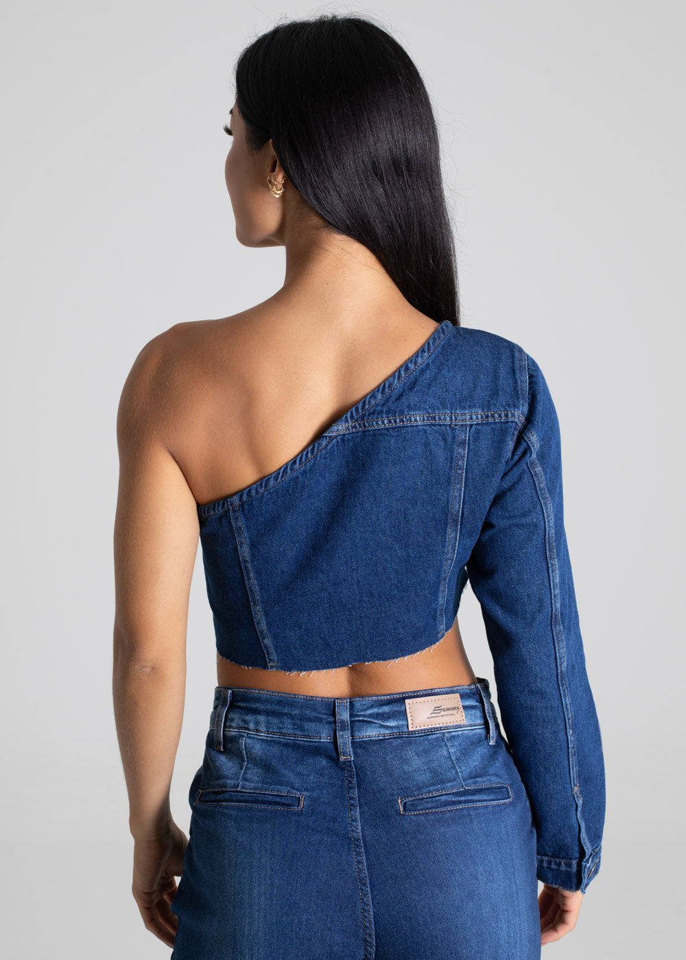 Jaqueta Jeans Sawary - 276513 AZUL