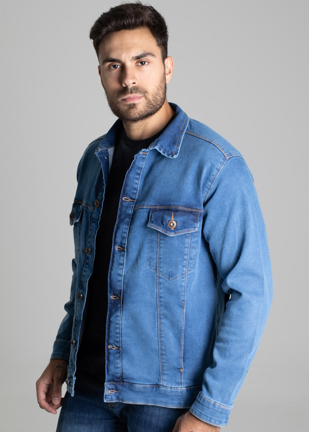 Jaqueta Jeans Sawary - 276609 AZUL