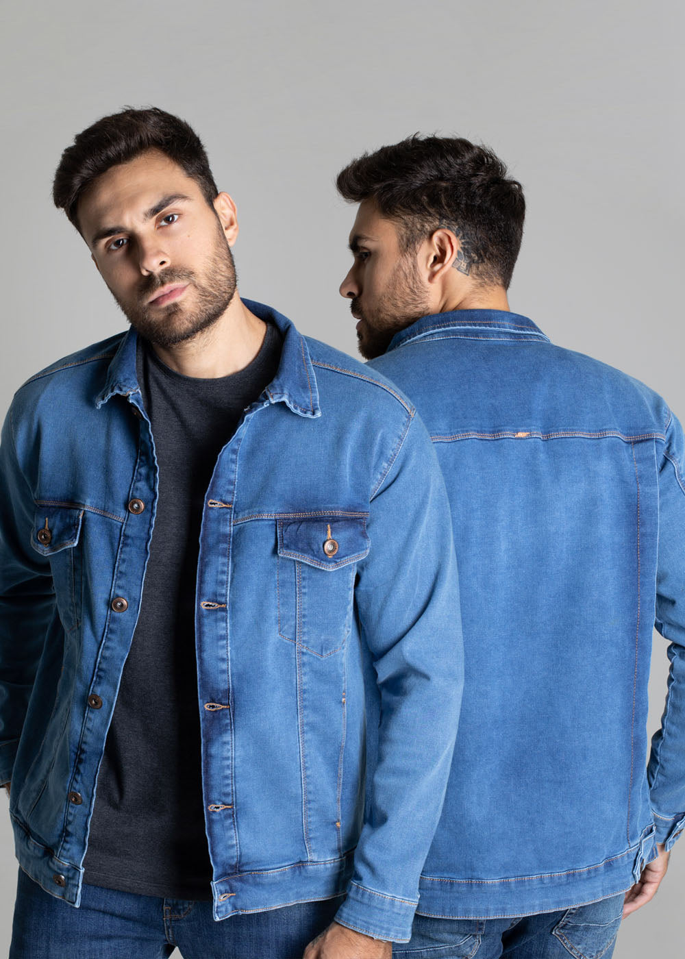 Jaqueta Jeans Sawary - 276609 AZUL