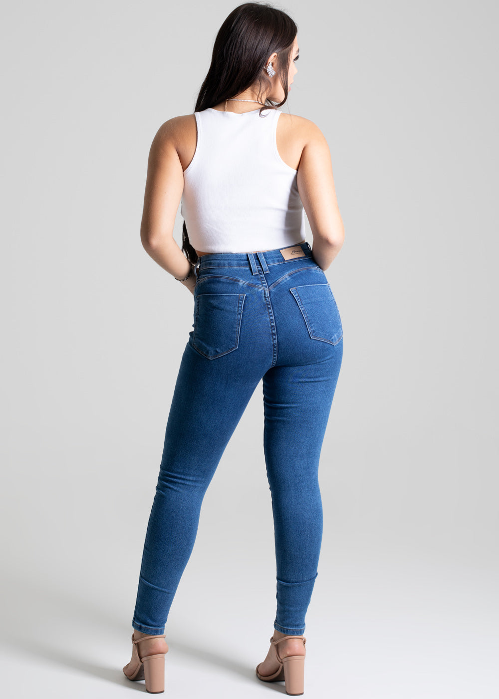 Calça Jeans Sawary Push Up - 276641 AZUL