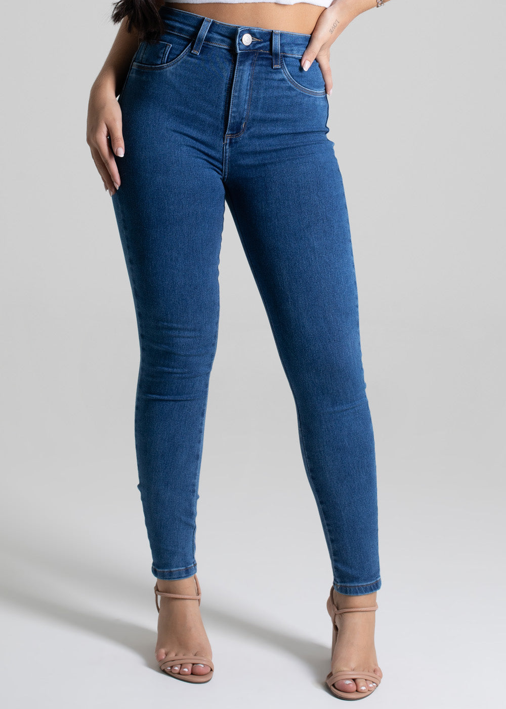 Calça Jeans Sawary Push Up - 276641 AZUL