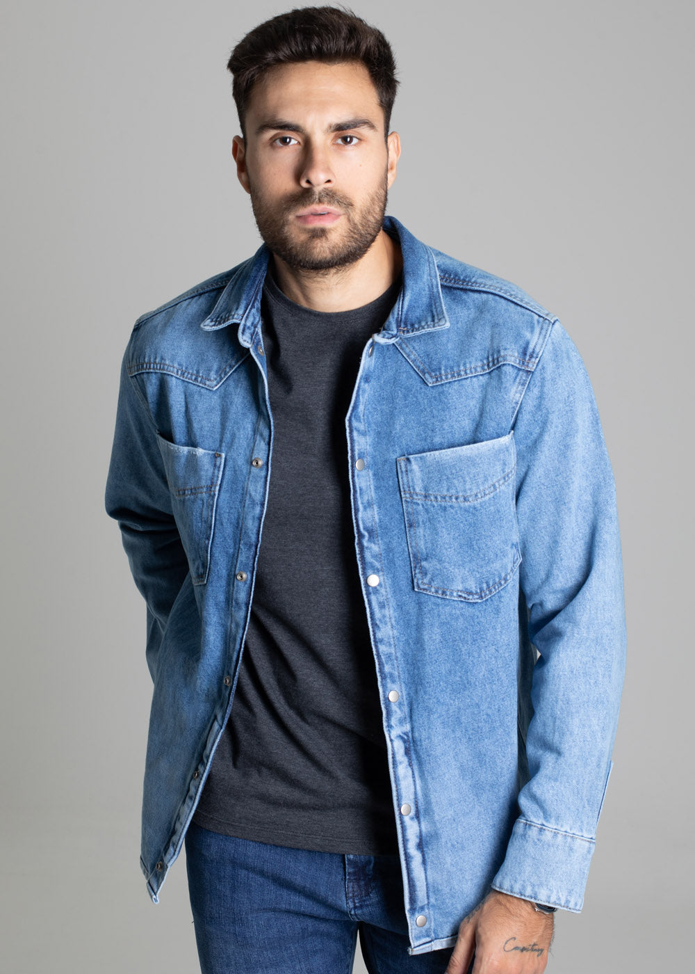 Jaqueta Jeans Sawary - 276650 AZUL