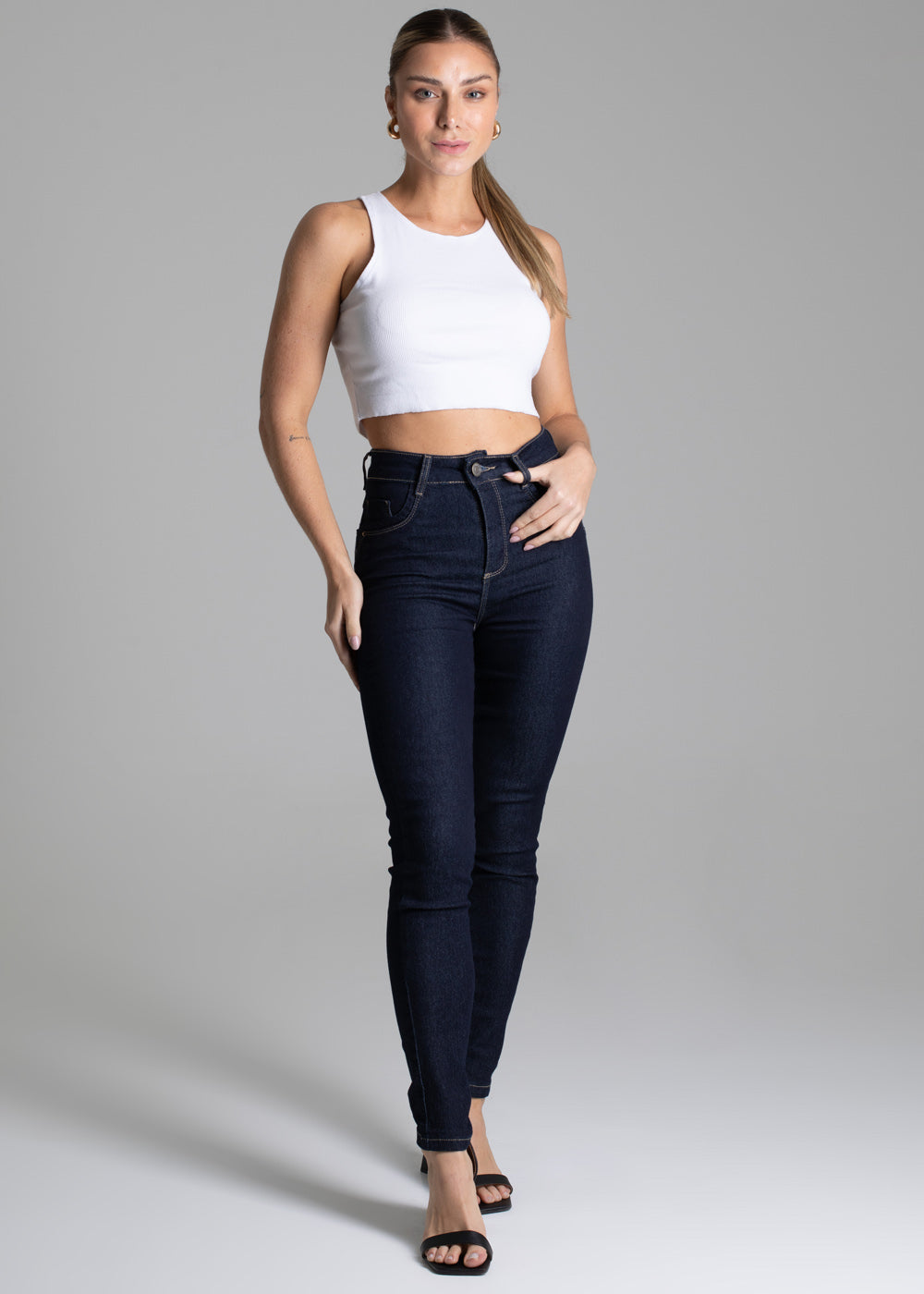 Calça Jeans Sawary Levanta Bumbum - 276892 AZUL