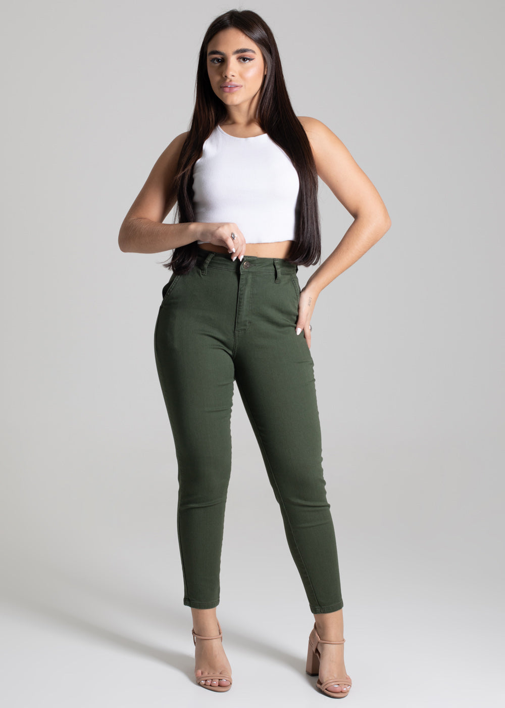 Calça Sarja Sawary Mom - 276970 VERDE