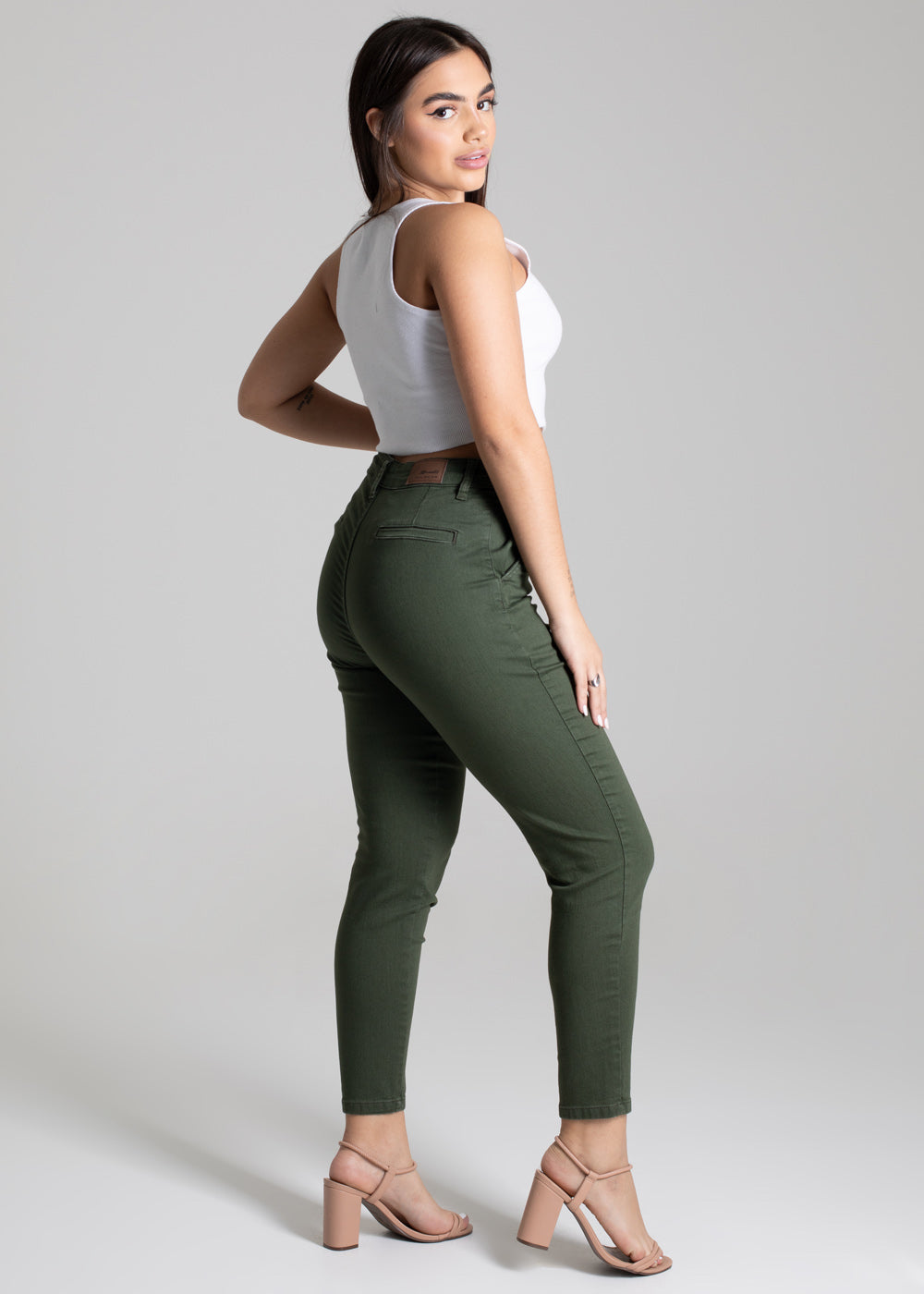 Calça Sarja Sawary Mom - 276970 VERDE