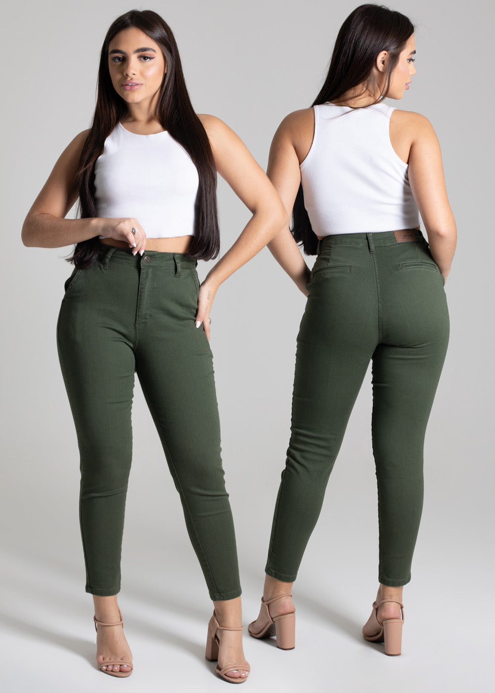 Calça Sarja Sawary Mom - 276970 VERDE