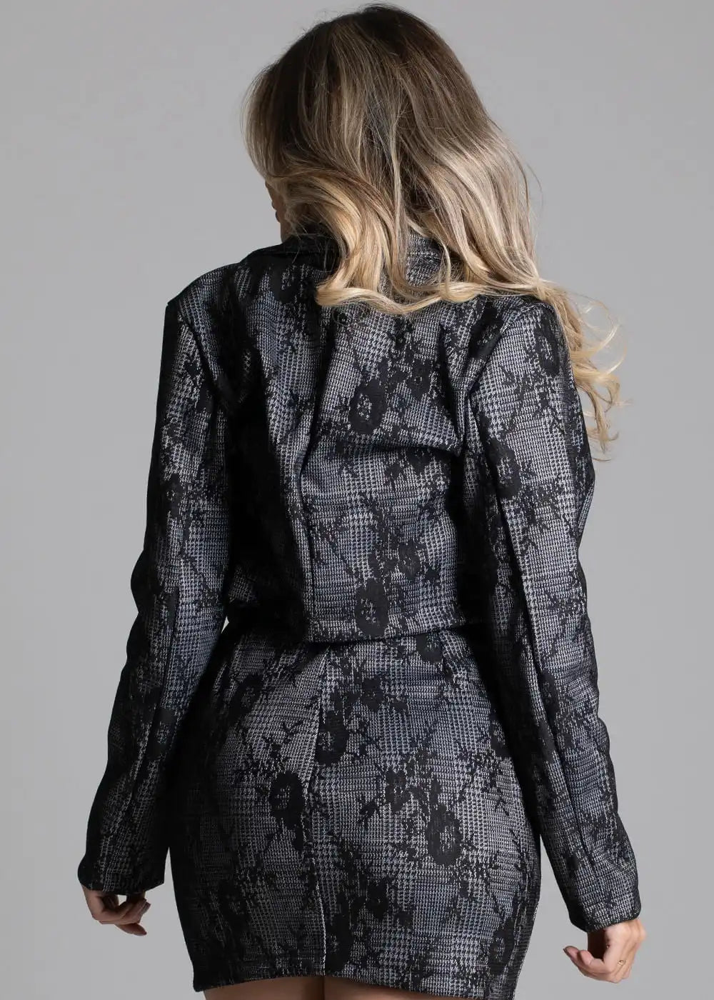 Jaqueta Sawary Jaquard -  277096 CINZA