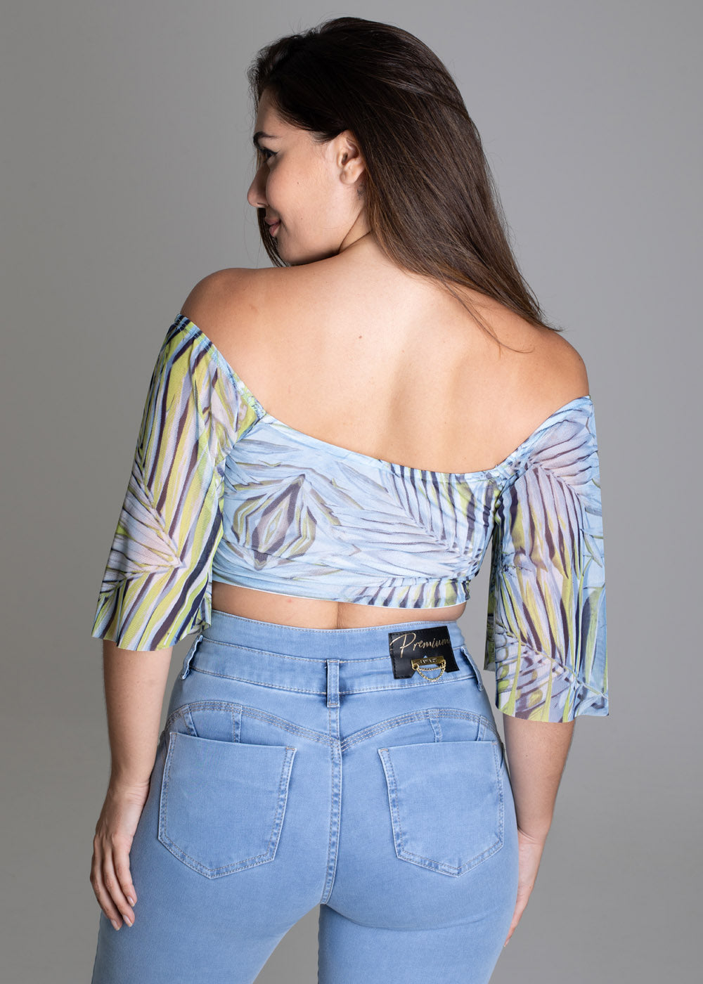 Cropped Sawary Estampado - 277102 VERDE