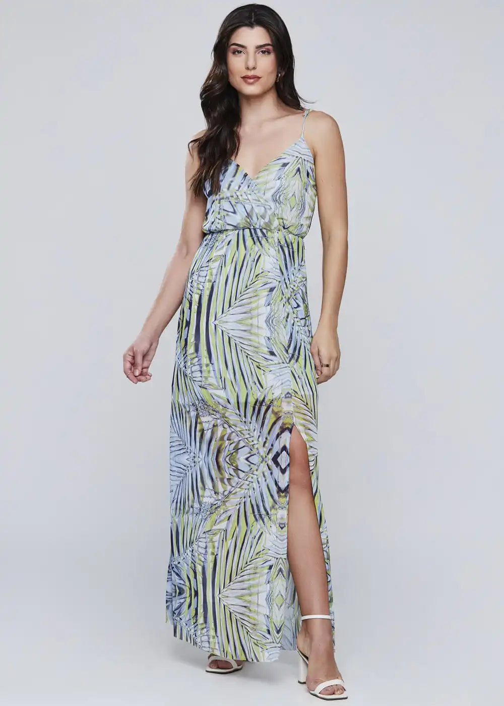 Vestido Sawary Estampado - 277103 VERDE