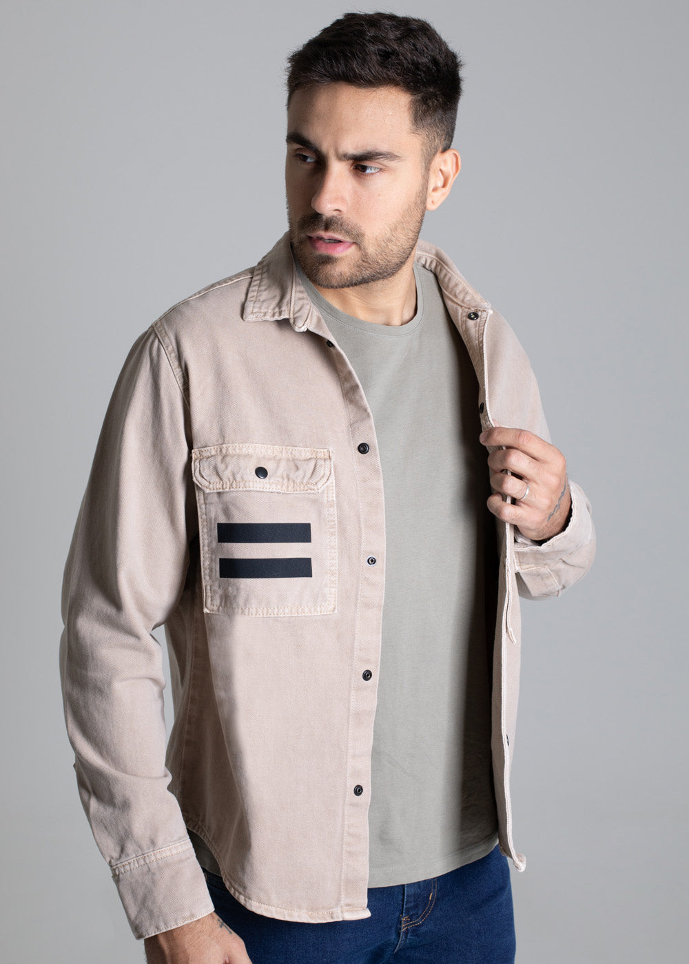 Jaqueta Sarja Sawary - 277128 BEGE