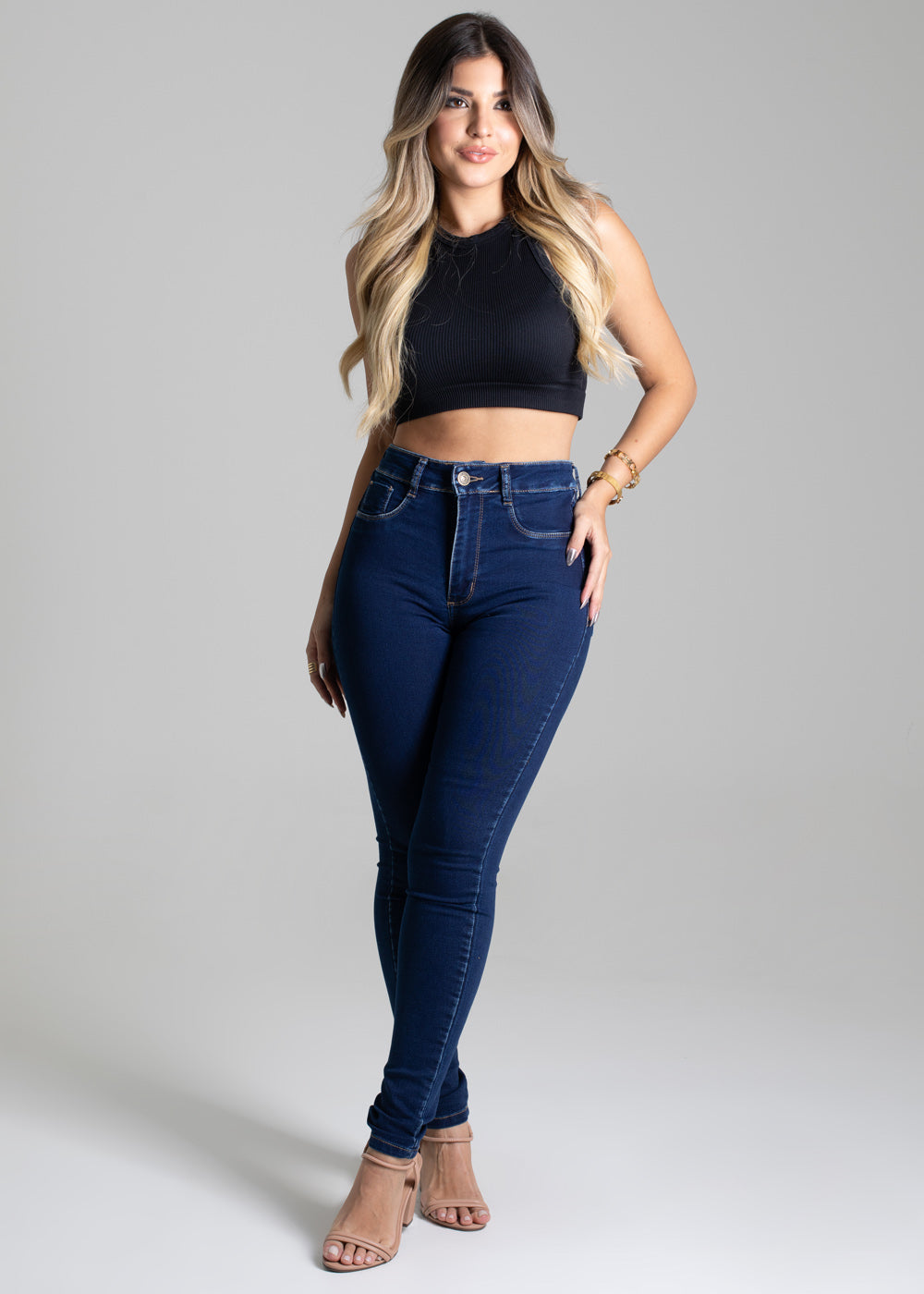 Calça Jeans Sawary Super Lipo - 277319 AZUL