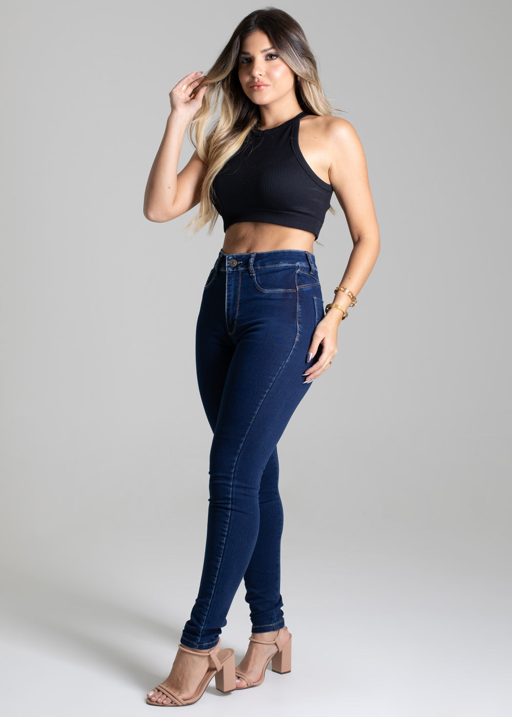 Calça Jeans Sawary Super Lipo - 277319 AZUL