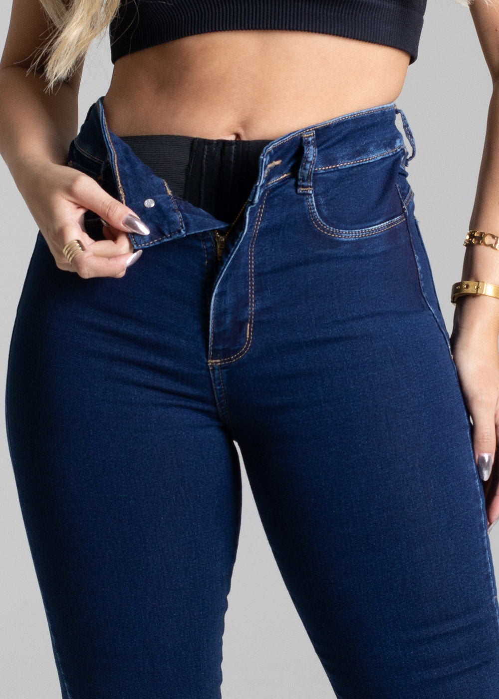 Calça Jeans Sawary Super Lipo - 277319 AZUL