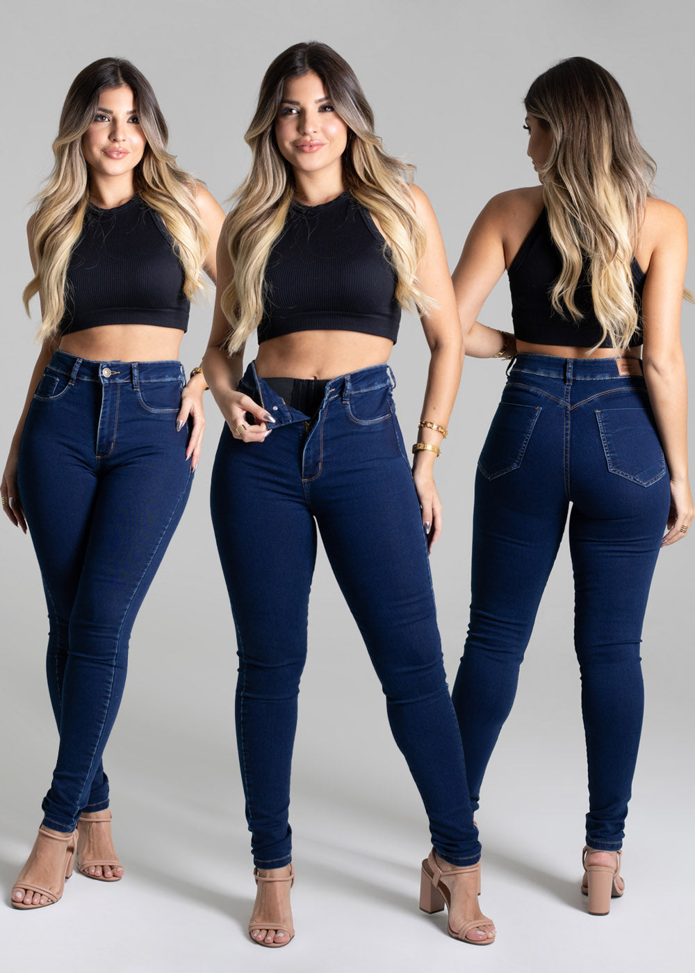 Calça Jeans Sawary Super Lipo - 277319 AZUL