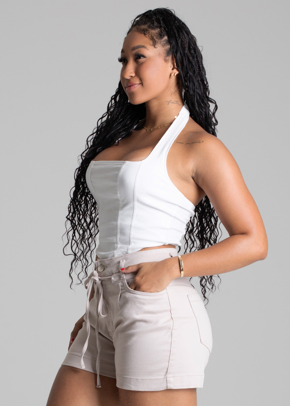 Shorts Sarja Sawary - 277360 BEGE