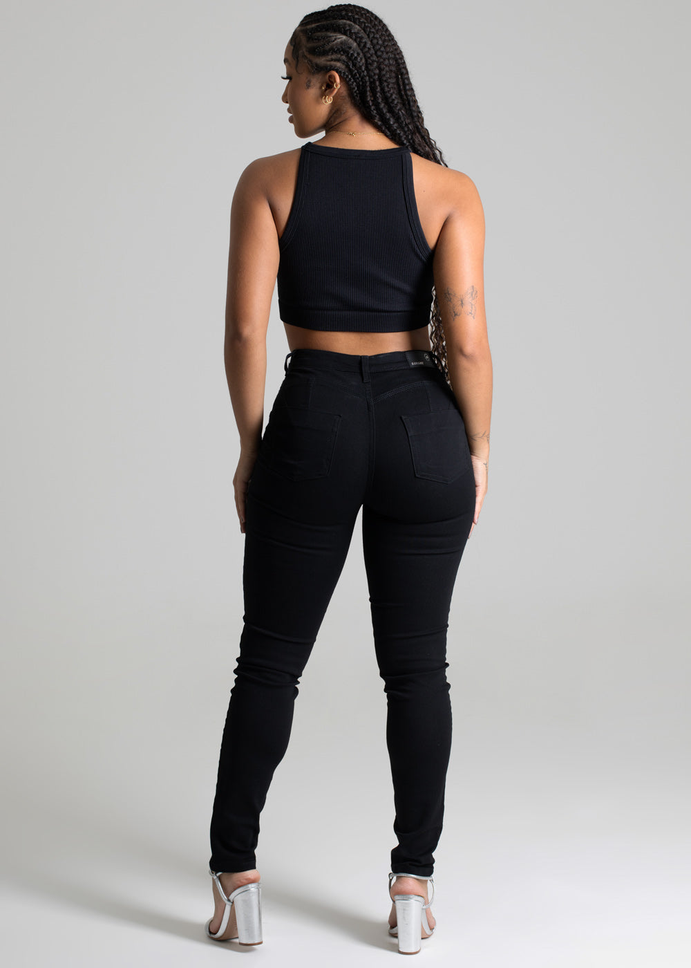 Calça Sarja Sawary Modela Bumbum - 277452 PRETO