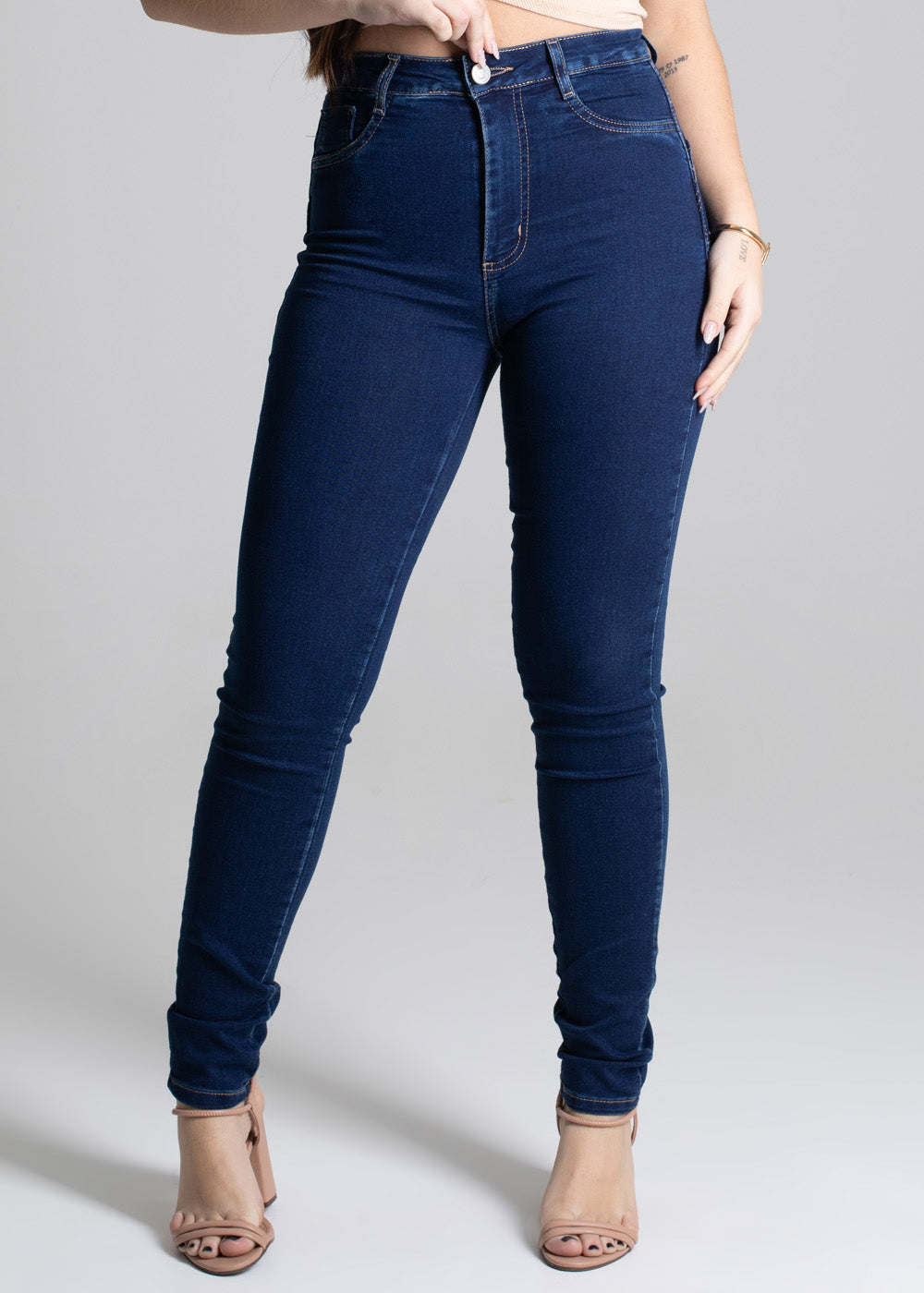 Calça Jeans Sawary Modela Bumbum - 277454 AZUL
