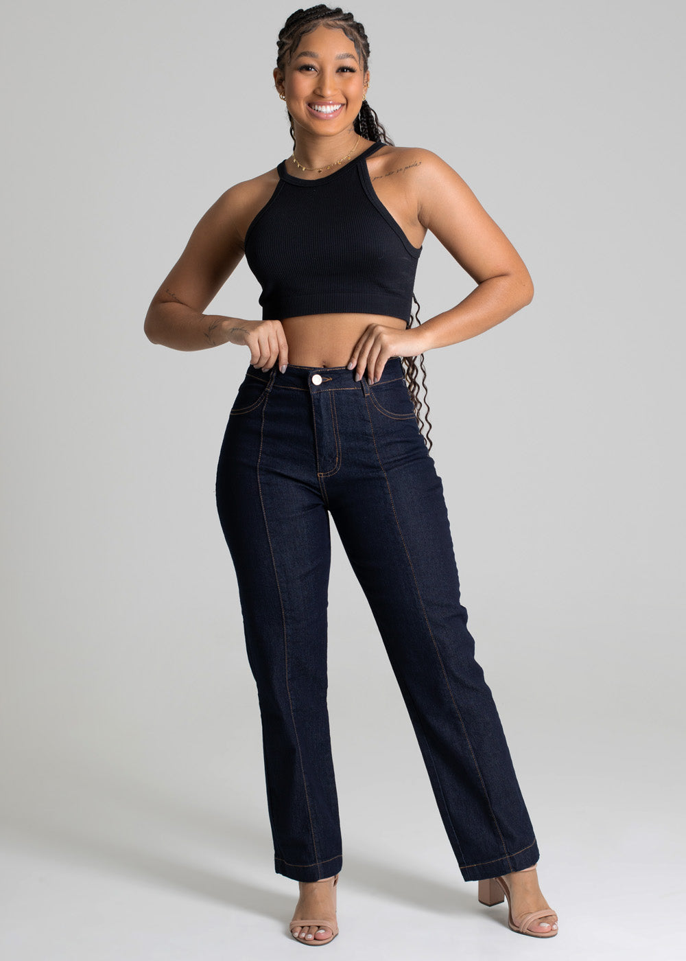 Calça Jeans Sawary Reta - 277472 AZUL