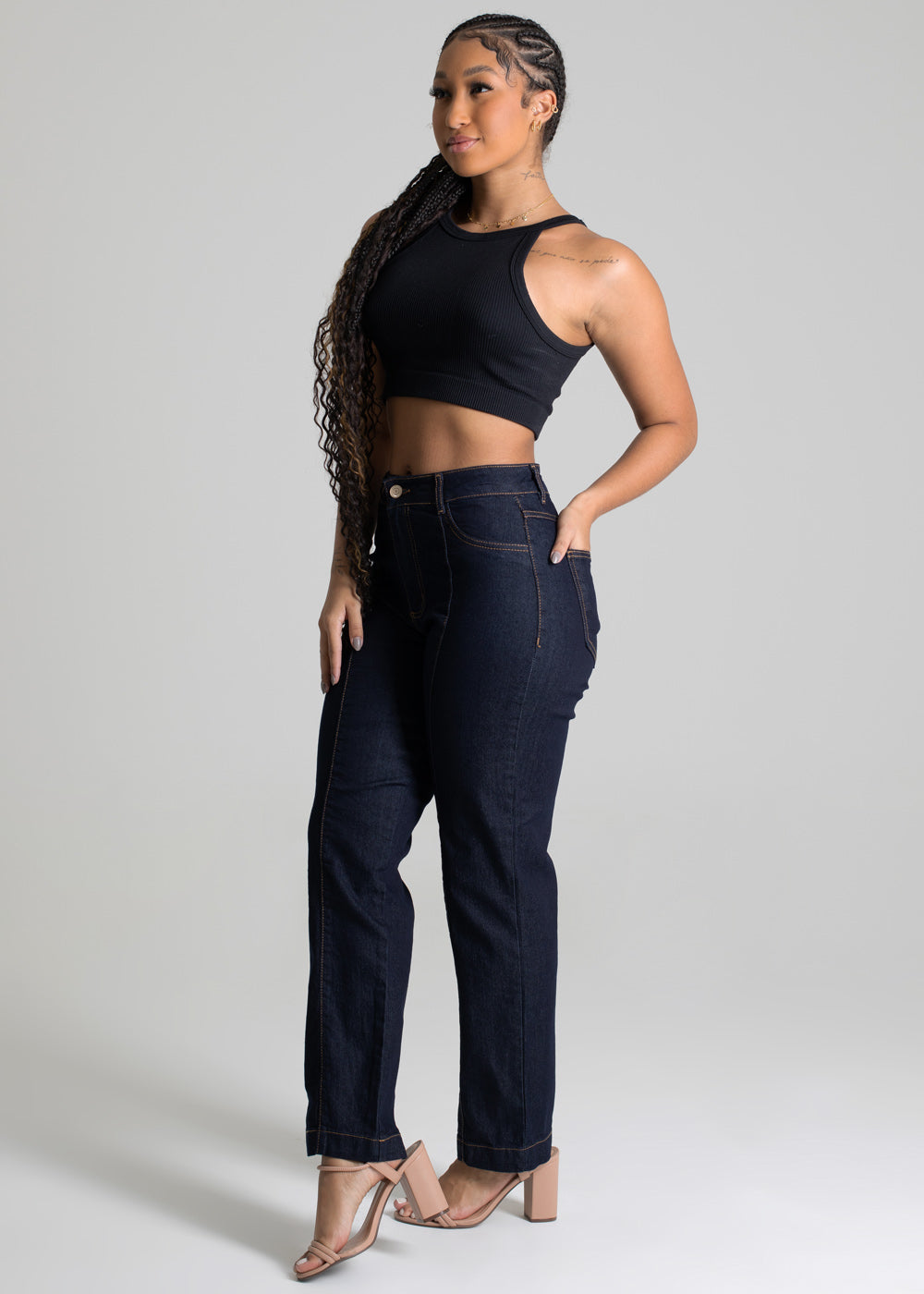 Calça Jeans Sawary Reta - 277472 AZUL