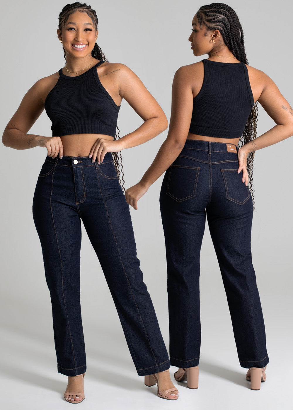 Calça Jeans Sawary Reta - 277472 AZUL
