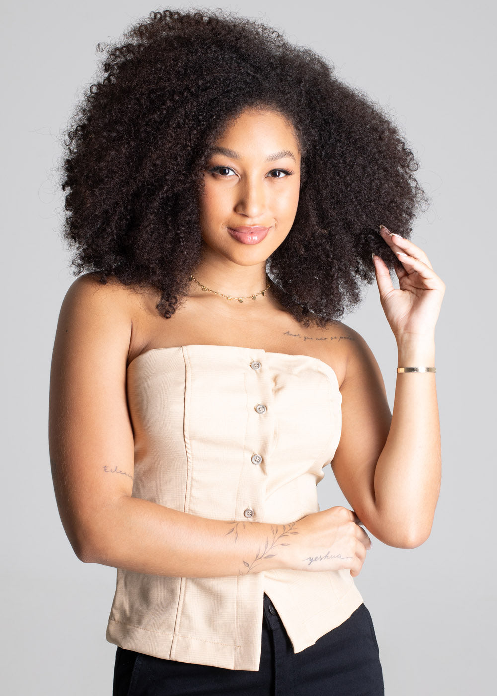 Colete Sawary Alfaiataria - 277545 BEGE