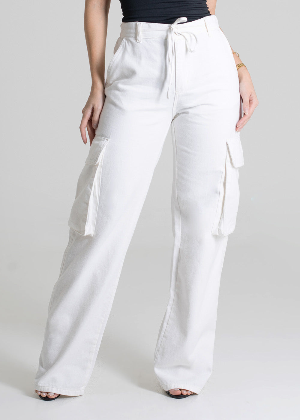 Calça Sarja  Sawary Wide Leg - 277562 PT