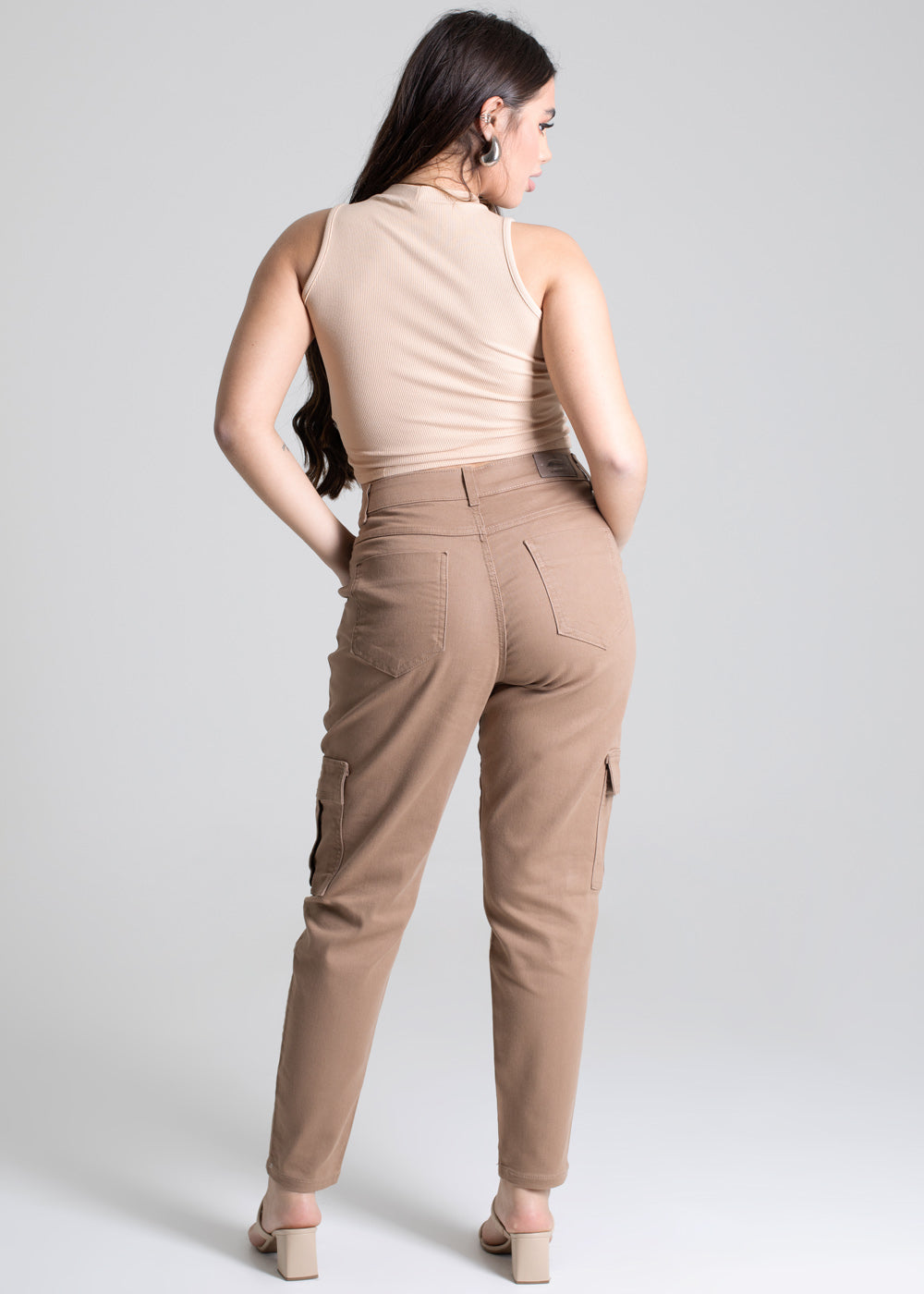 Calça Sarja Sawary Mom - 277575 BEGE