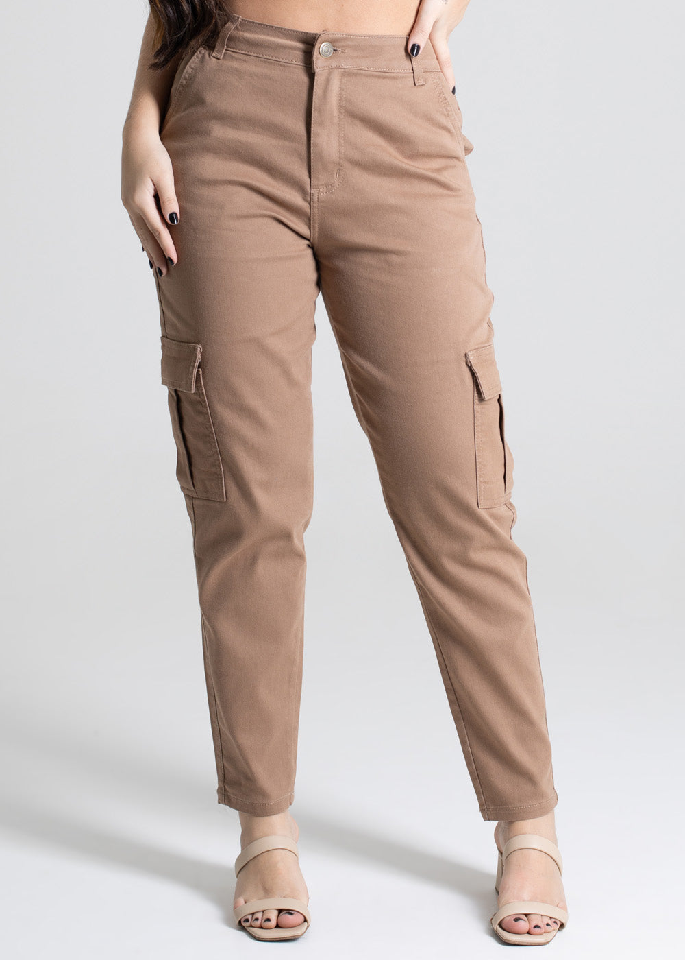 Calça Sarja Sawary Mom - 277575 BEGE