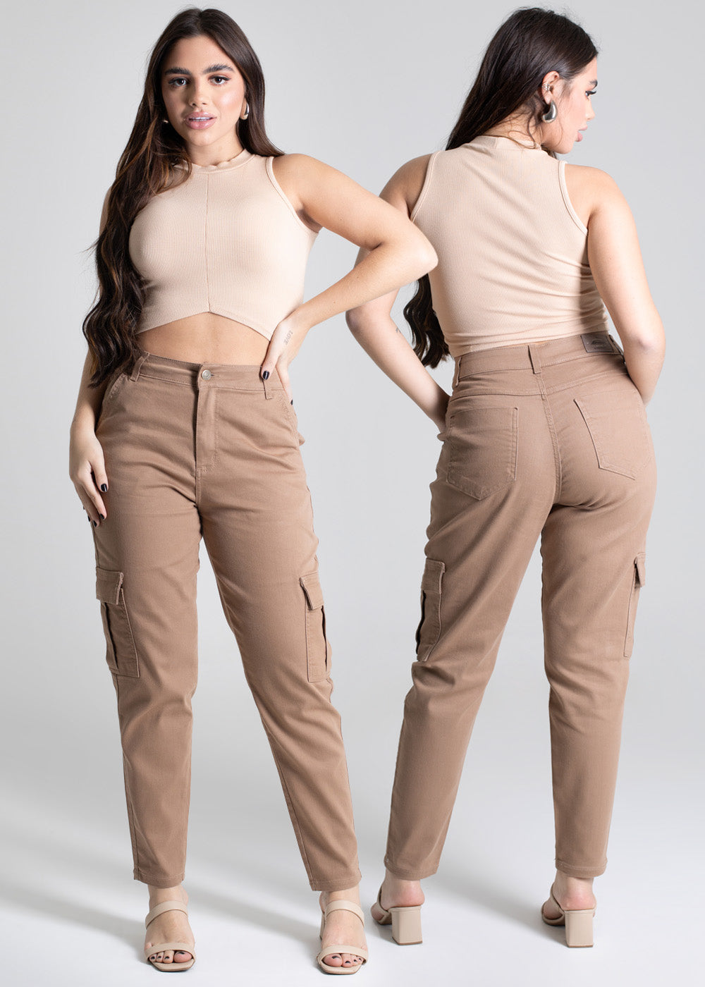 Calça Sarja Sawary Mom - 277575 BEGE