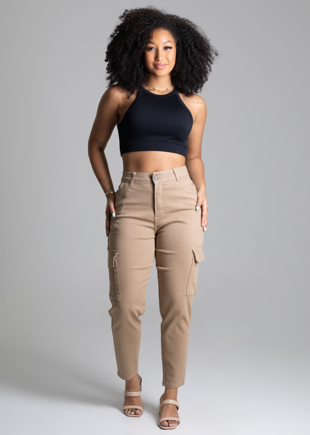 Calça Sarja Sawary Mom - 277667 MARROM