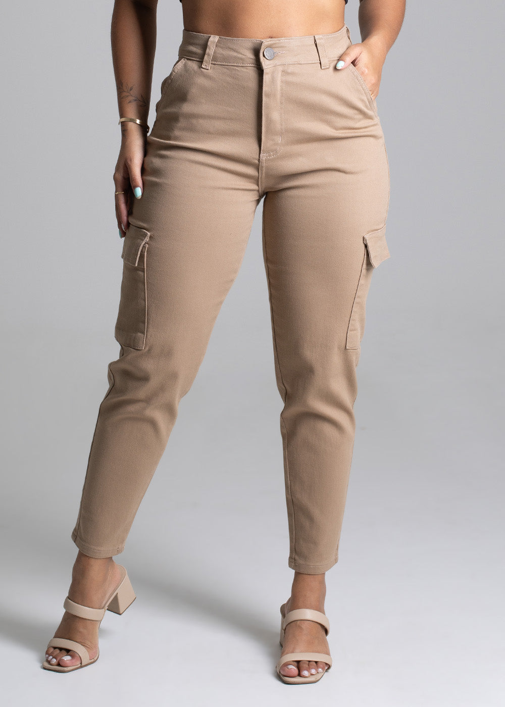 Calça Sarja Sawary Mom - 277667 MARROM