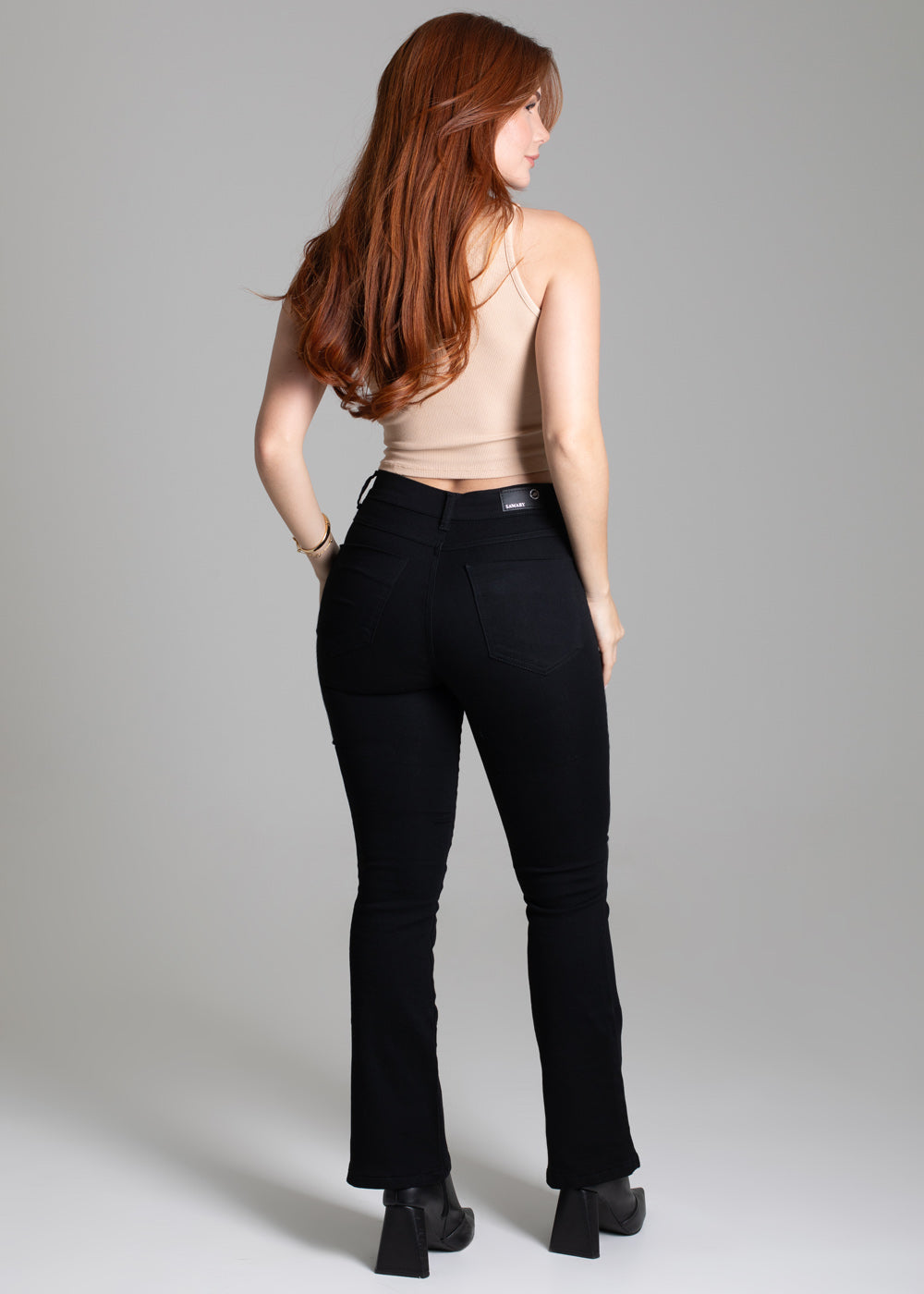 Calça Sarja Sawary Boot Cut Petit - 277726 PRETO
